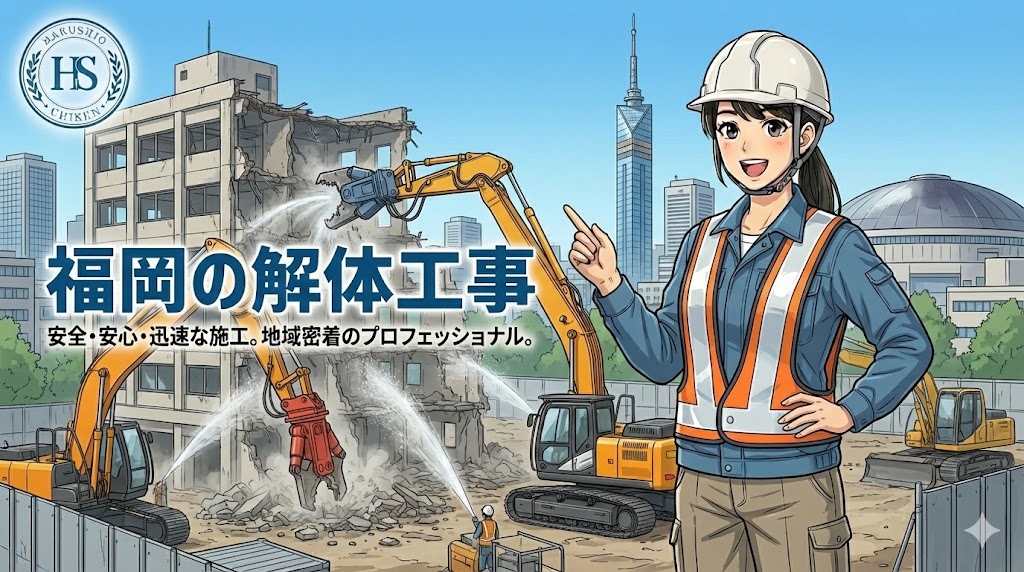 【福岡の解体工事】費用相場、補助金、優良業者の選び方まで徹底解説！