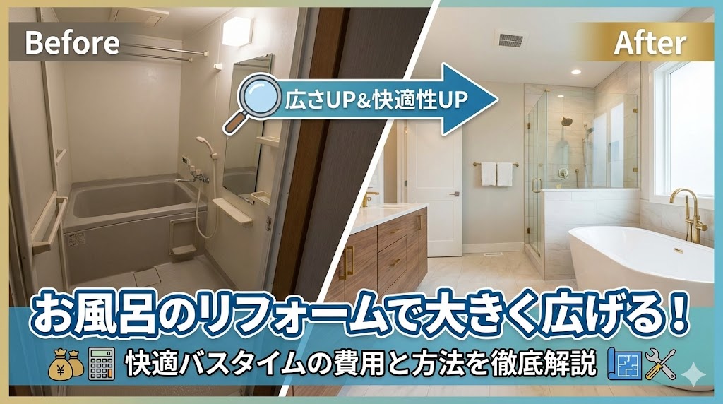お風呂のリフォームで大きく広げる！福岡で叶える快適バスタイムの費用と方法を徹底解説