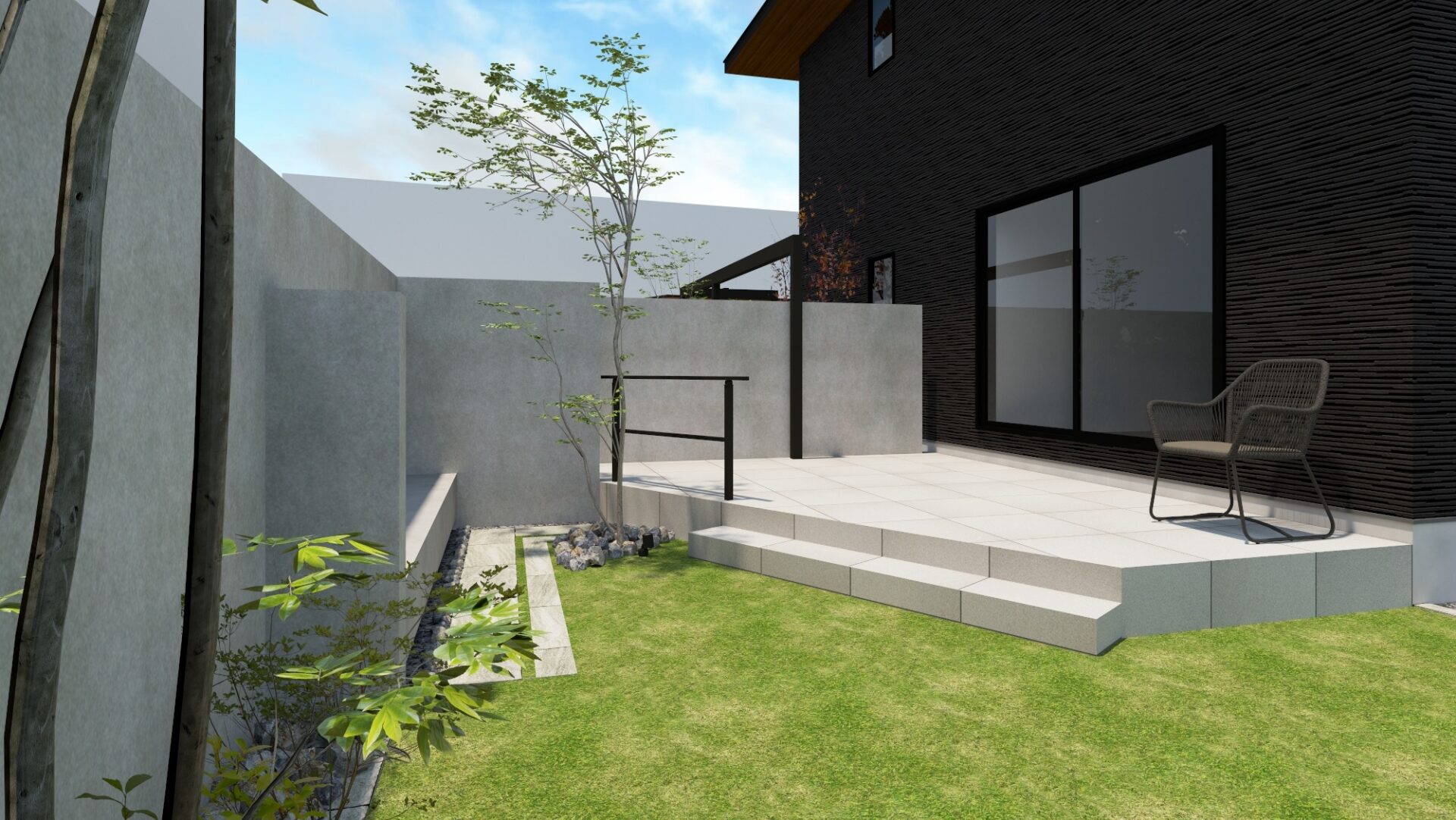 福岡でのタイルデッキ施工における素材選びとデザイン