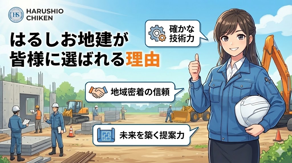 はるしお地建が福岡の皆様に選ばれる理由