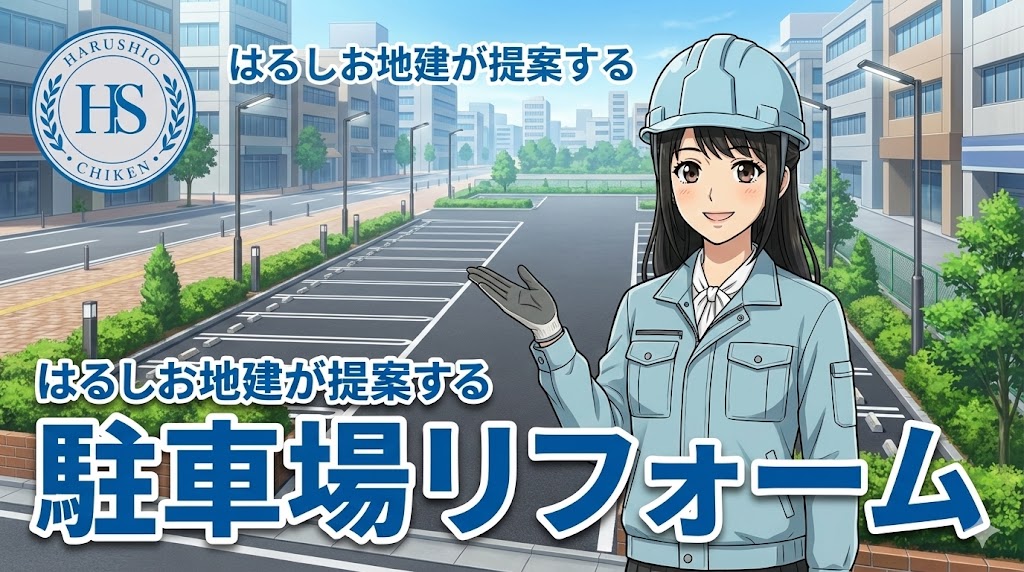 はるしお地建が提案する福岡の駐車場リフォーム事例
