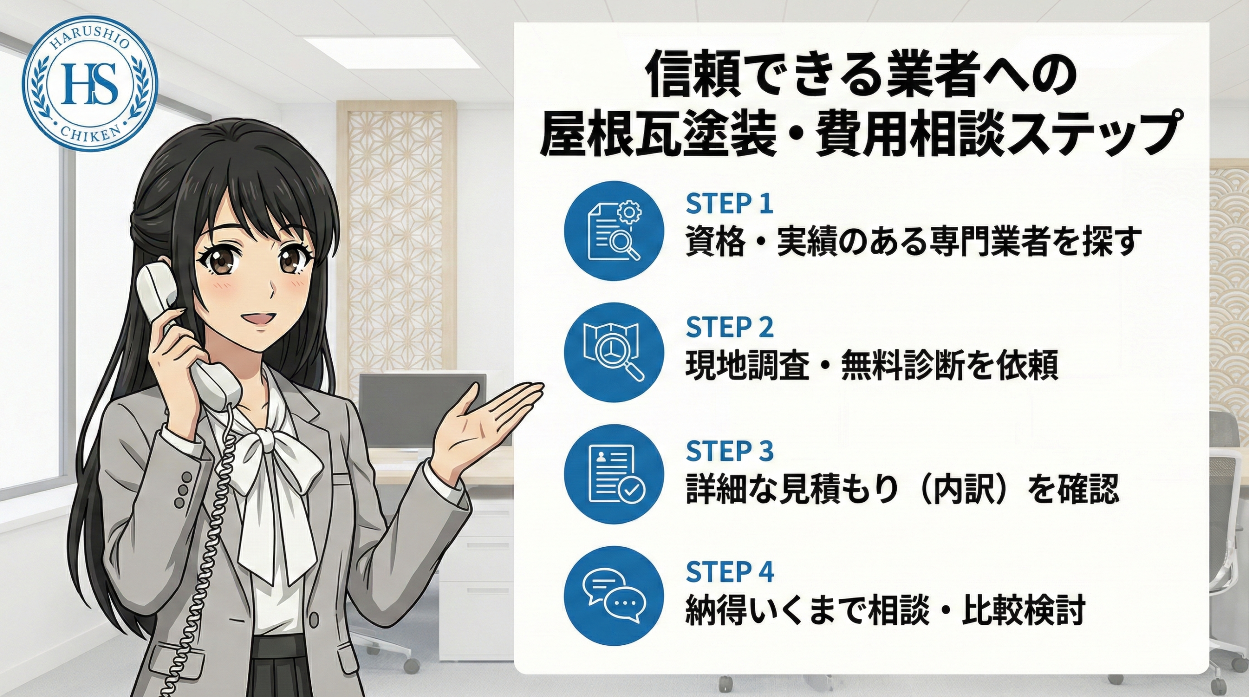 信頼できる福岡の業者に屋根瓦の塗装の費用相場を相談する方法