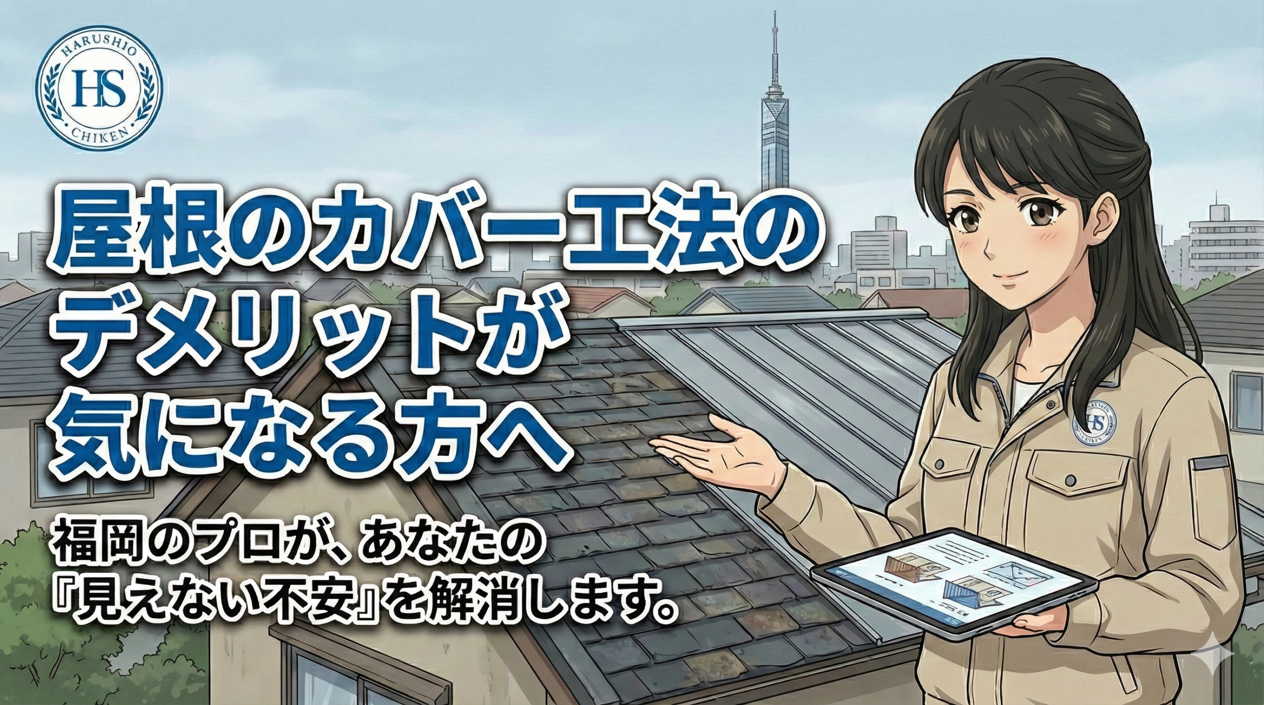 福岡市近郊で屋根のカバー工法のデメリットが気になる方へ
