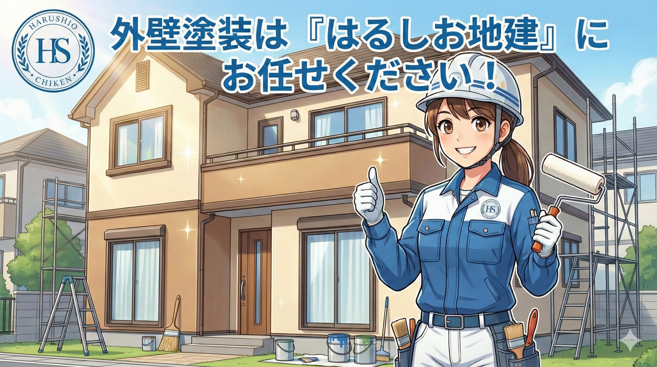 福岡での外壁塗装は「はるしお地建」へお任せください