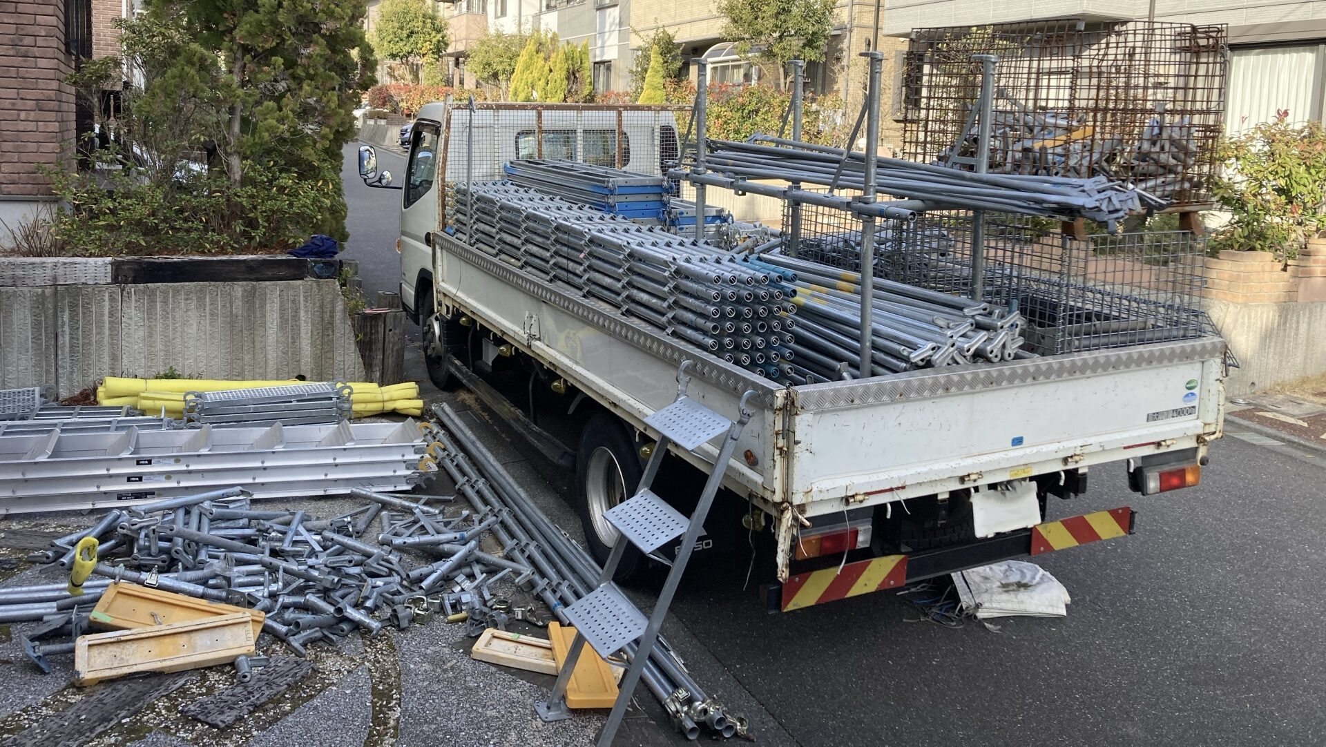 外壁工事の期間を構成する具体的な工程と所要日数