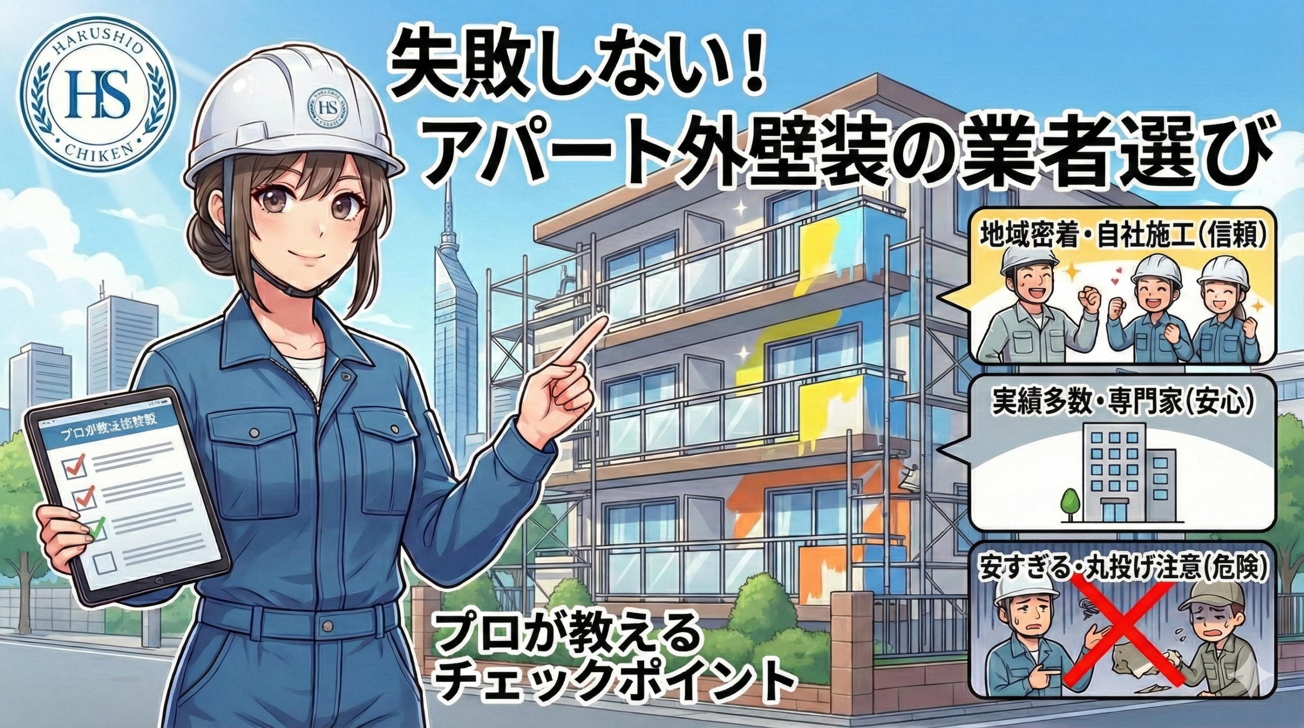 福岡でアパート外壁塗装を依頼する際の業者選び