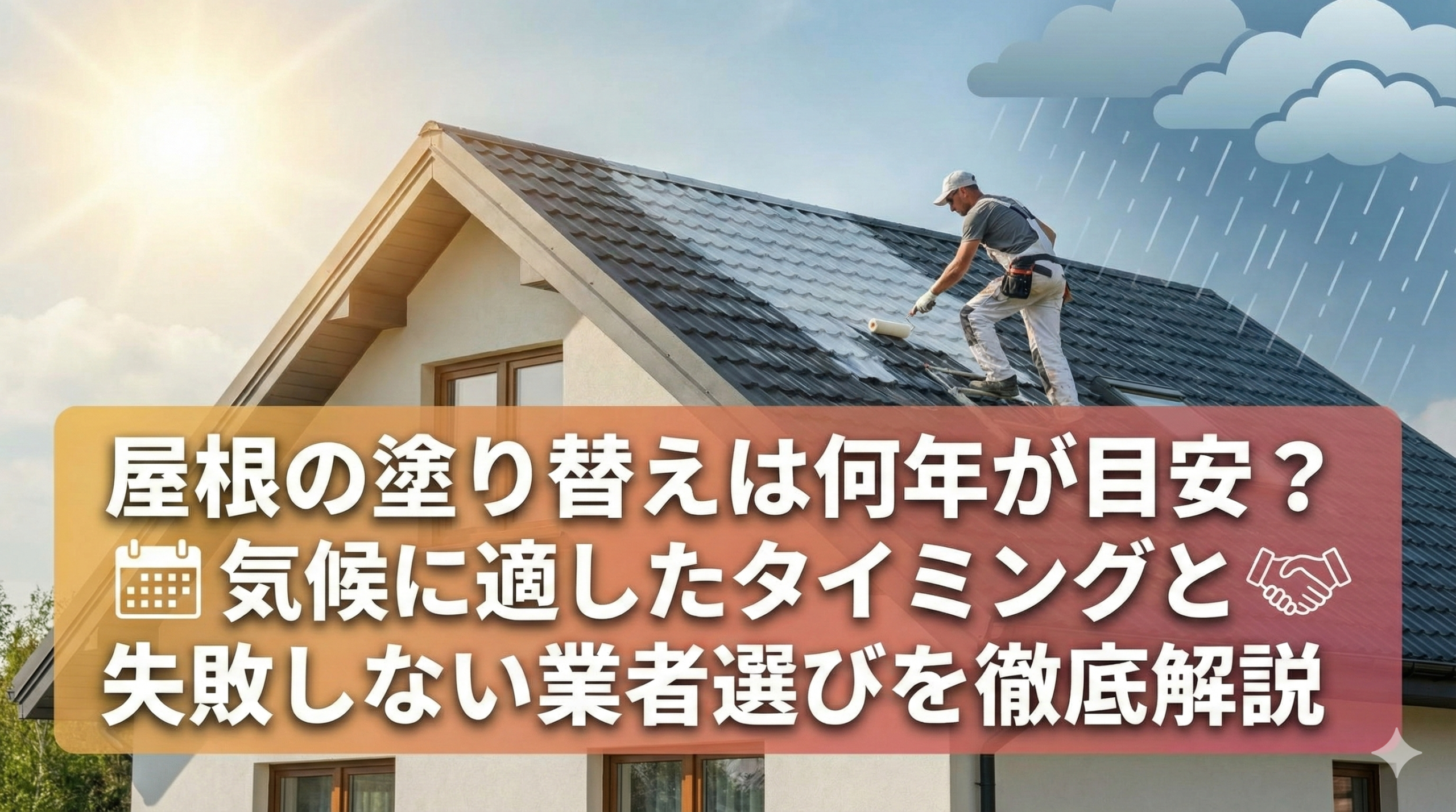 【福岡版】屋根の塗り替えは何年が目安？気候に適したタイミングと失敗しない業者選びを徹底解説