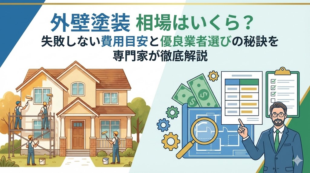 【福岡版】外壁塗装 相場はいくら？失敗しない費用目安と優良業者選びの秘訣を専門家が徹底解説