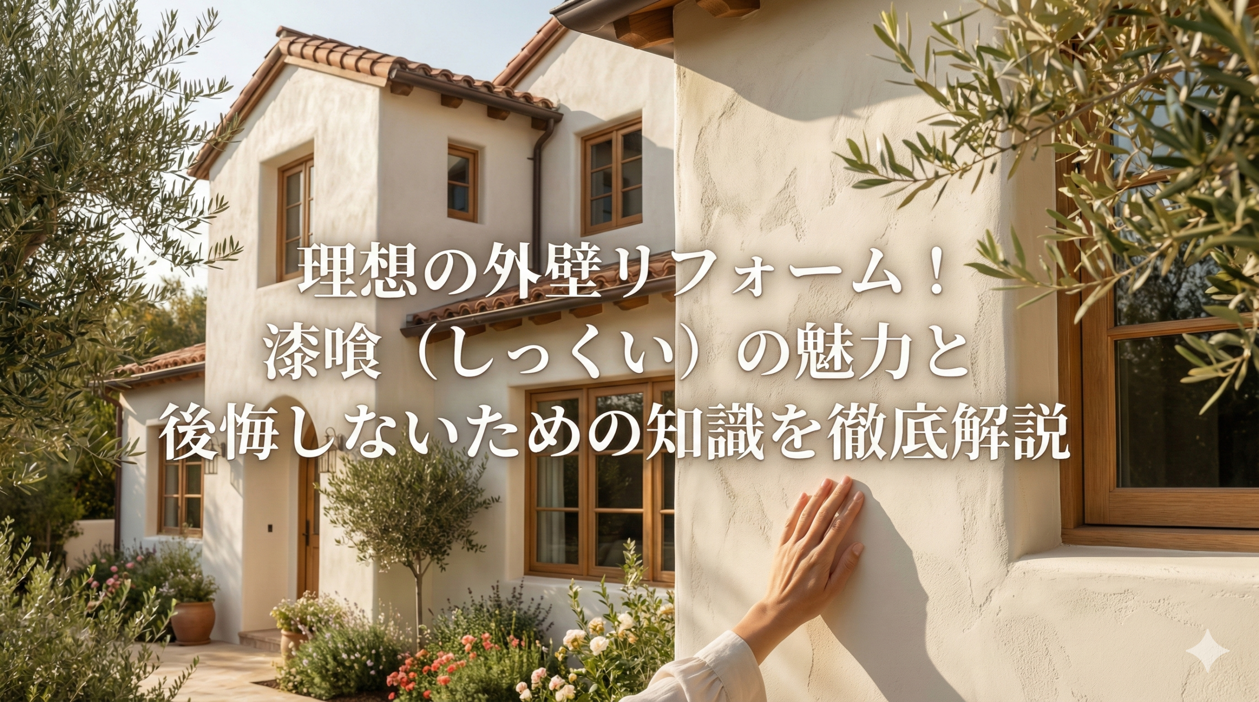 【福岡版】理想の外壁リフォーム！漆喰（しっくい）の魅力と後悔しないための知識を徹底解説