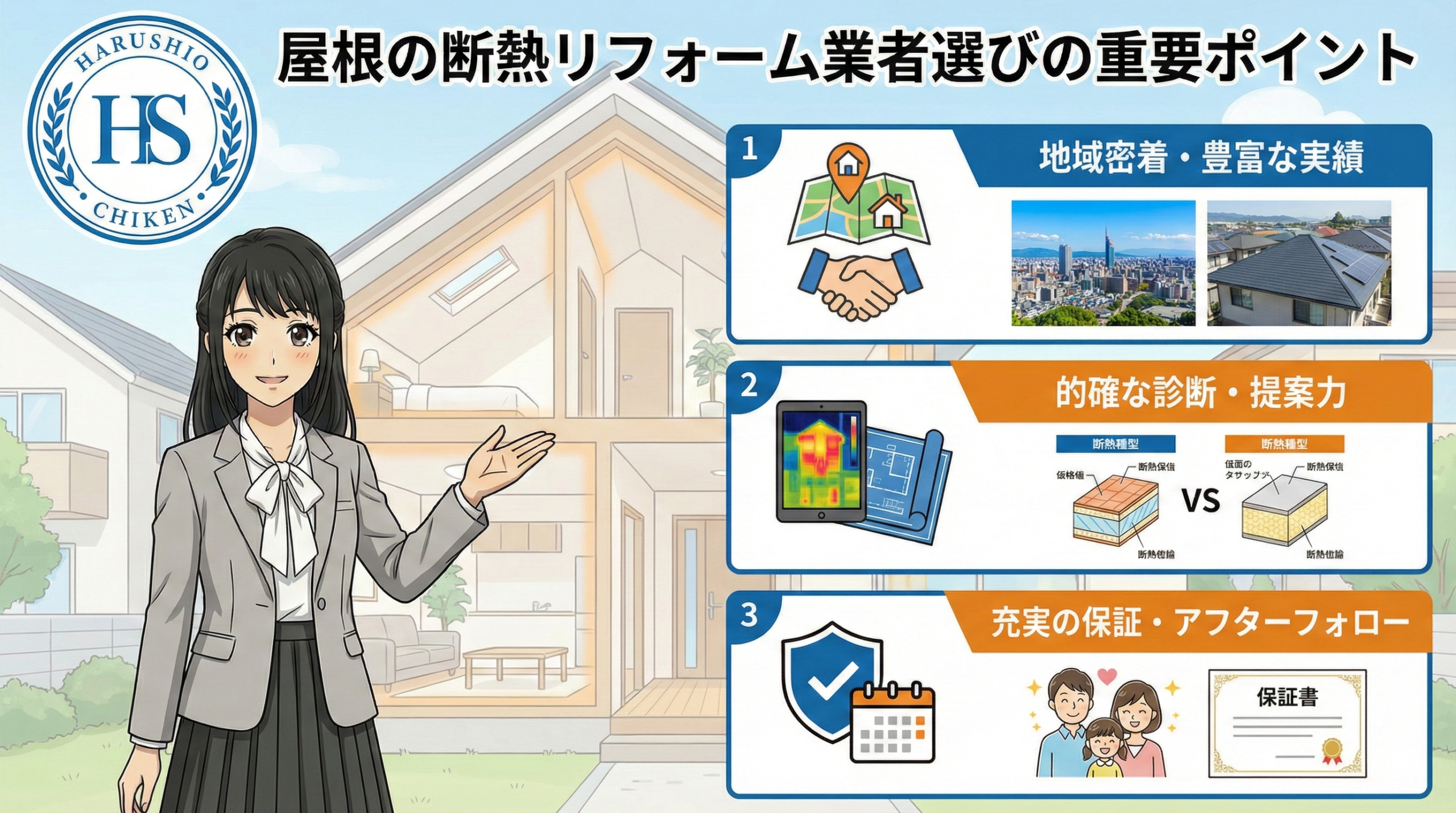 福岡での屋根の断熱リフォーム業者選びの重要ポイント