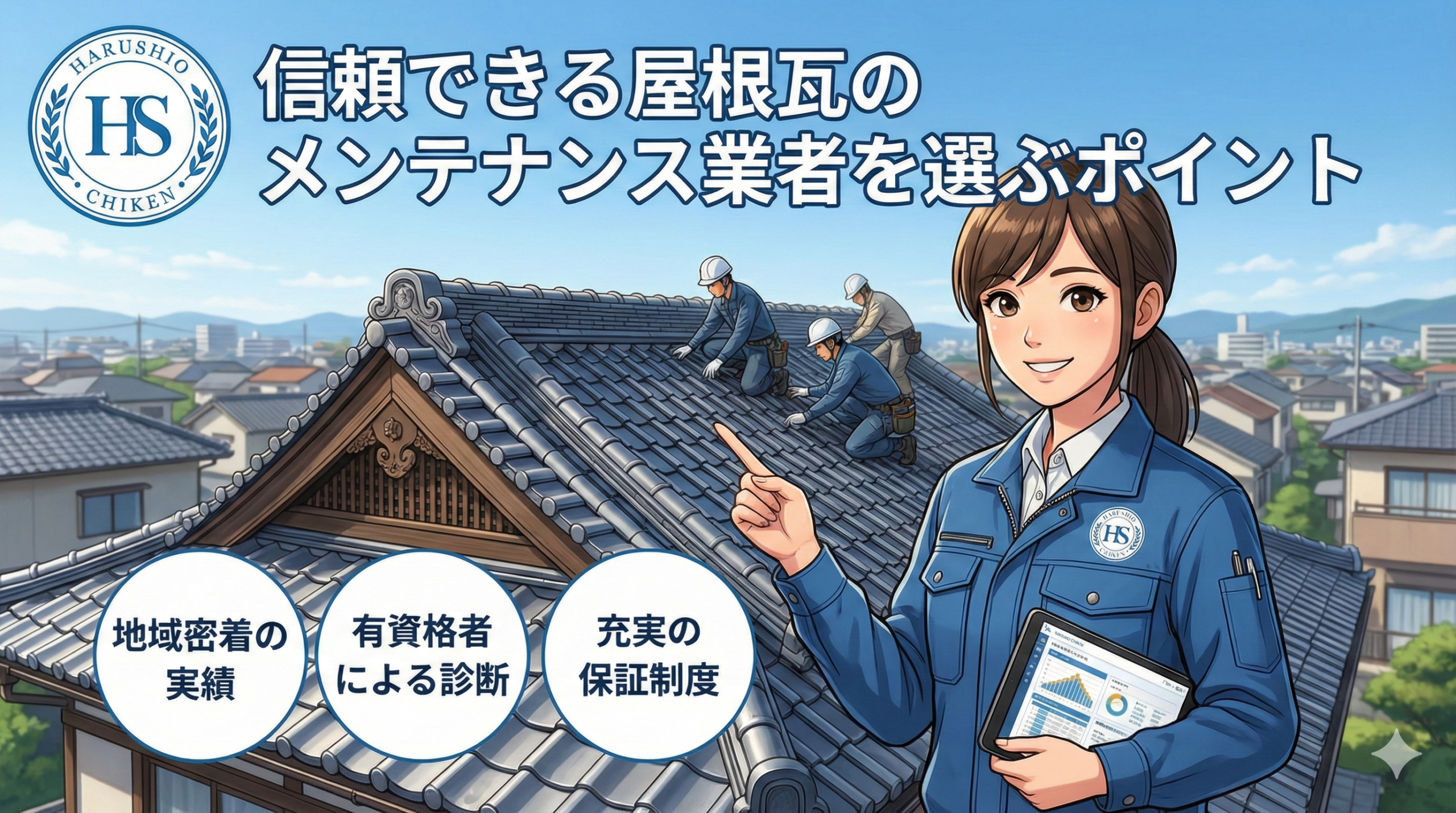 福岡で信頼できる屋根瓦のメンテナンス業者を選ぶポイント