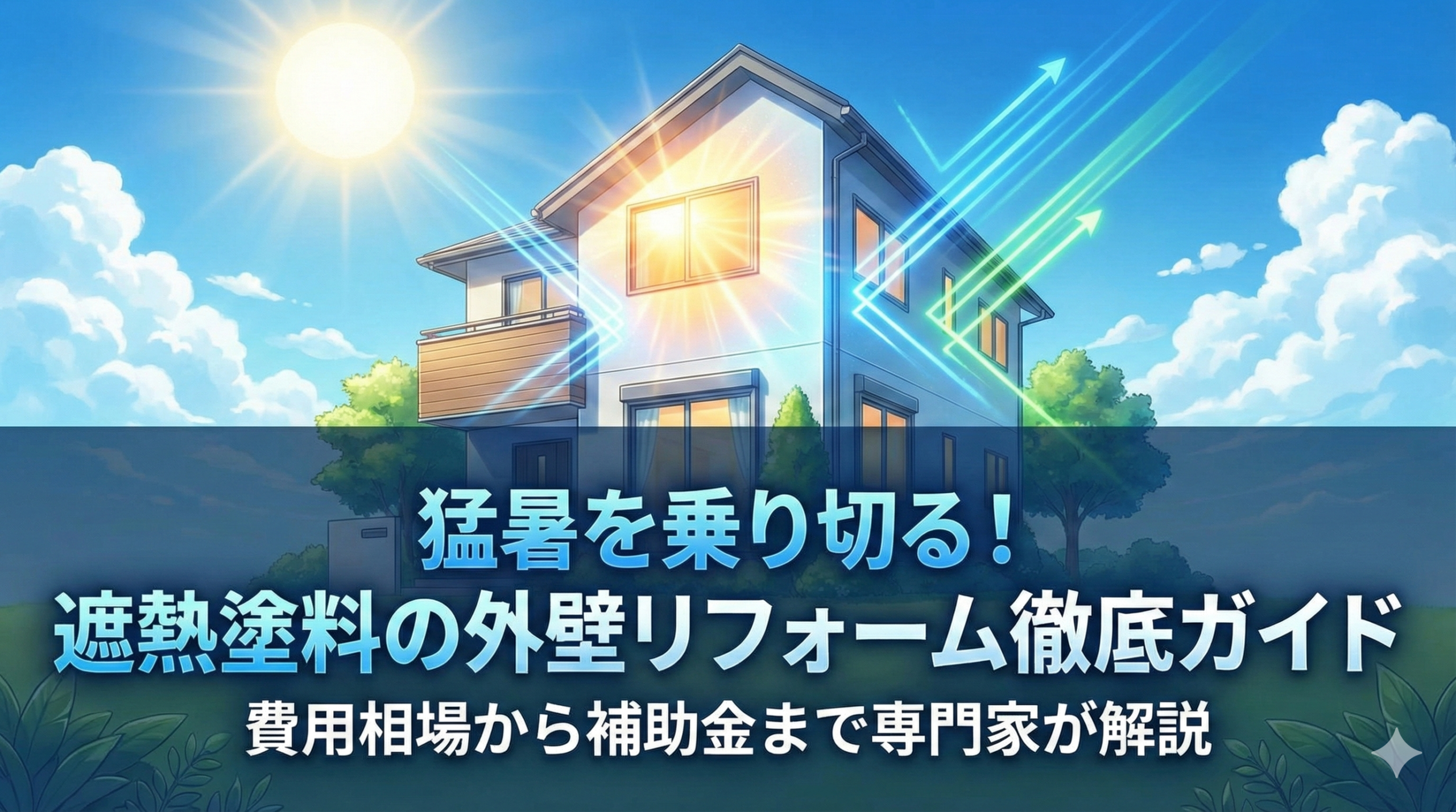 【福岡版】猛暑を乗り切る！遮熱塗料の外壁リフォーム徹底ガイド｜費用相場から補助金まで専門家が解説