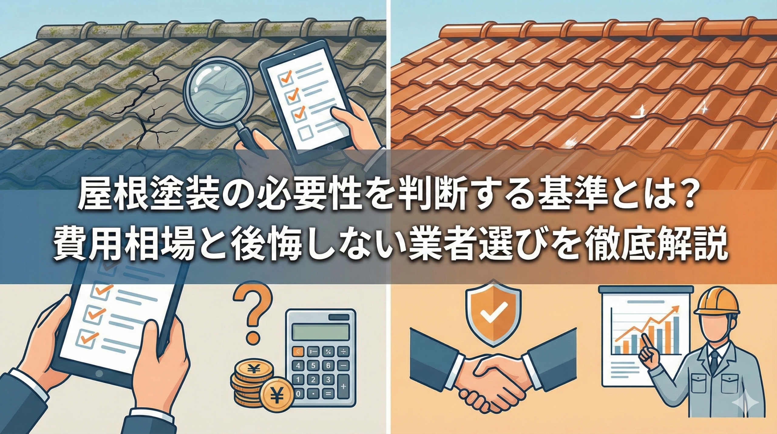 【福岡版】屋根塗装の必要性を判断する基準とは？費用相場と後悔しない業者選びを徹底解説