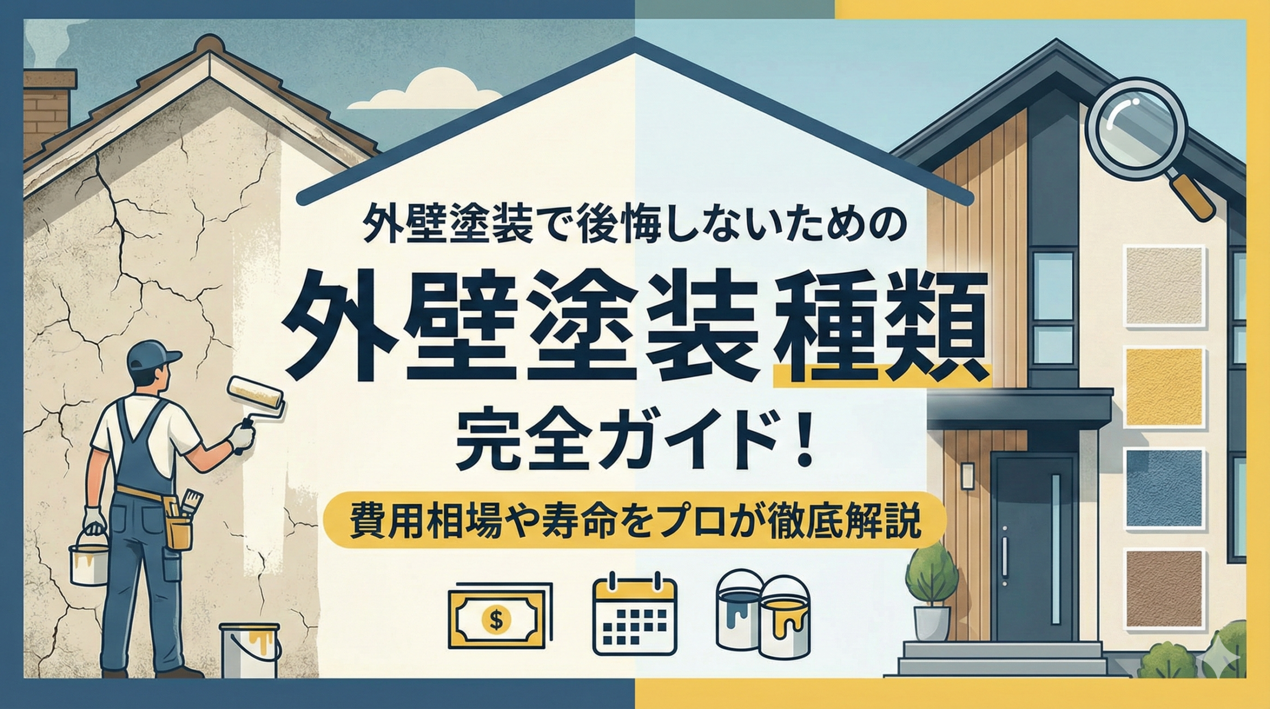 【福岡版】外壁塗装で後悔しないための「外壁塗装 種類」完全ガイド！費用相場や寿命をプロが徹底解説
