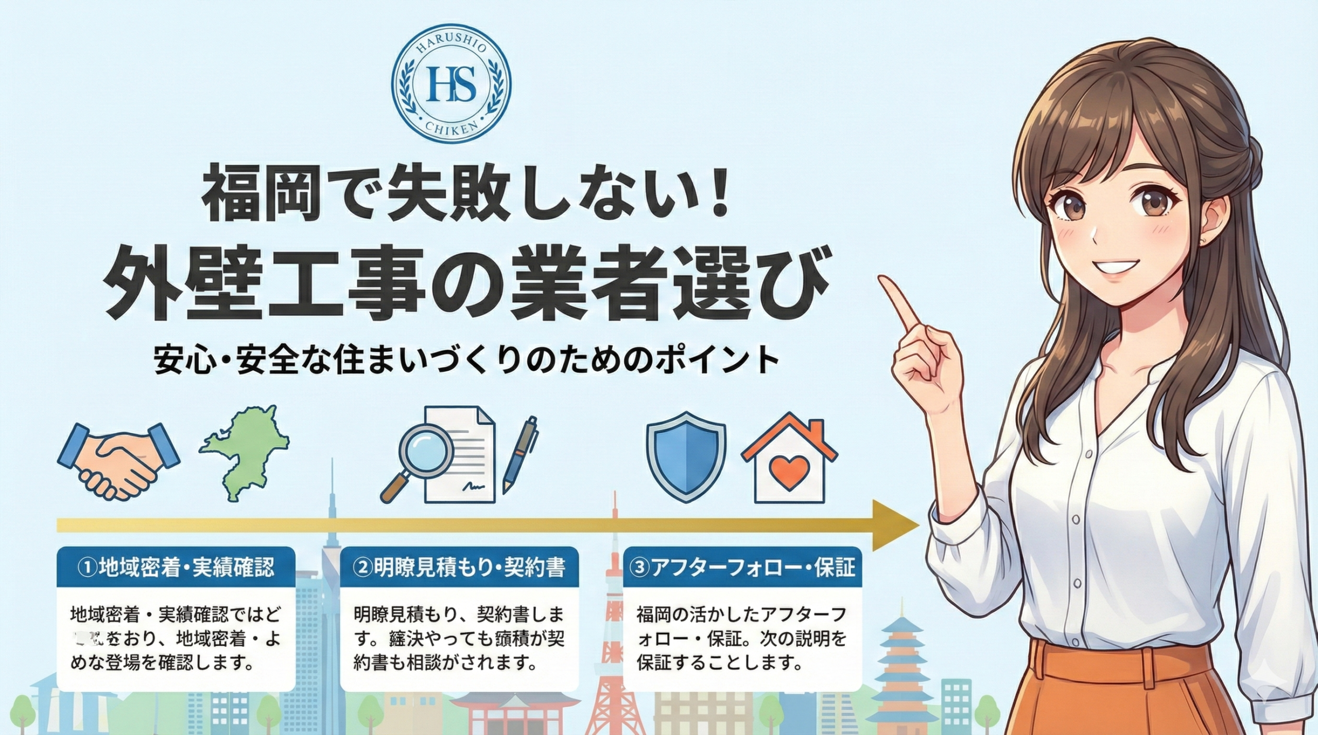 福岡で失敗しない外壁工事の業者選び