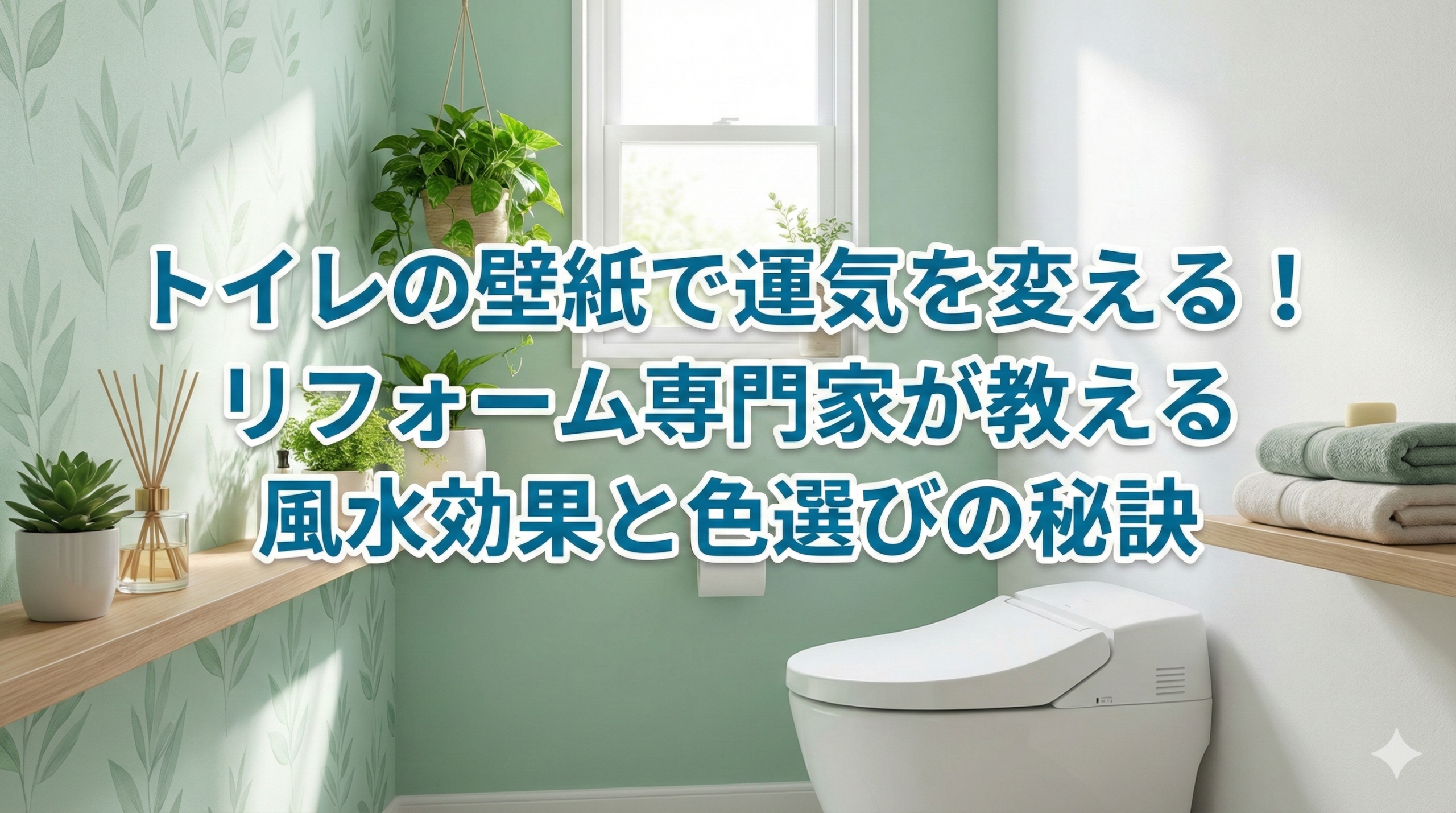 【福岡市】トイレの壁紙で運気を変える！リフォーム専門家が教える風水効果と色選びの秘訣