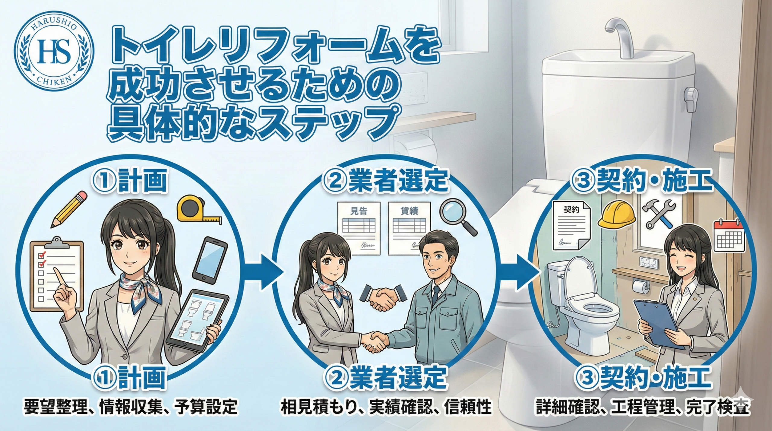 福岡でのトイレリフォームを成功させるための具体的なステップ