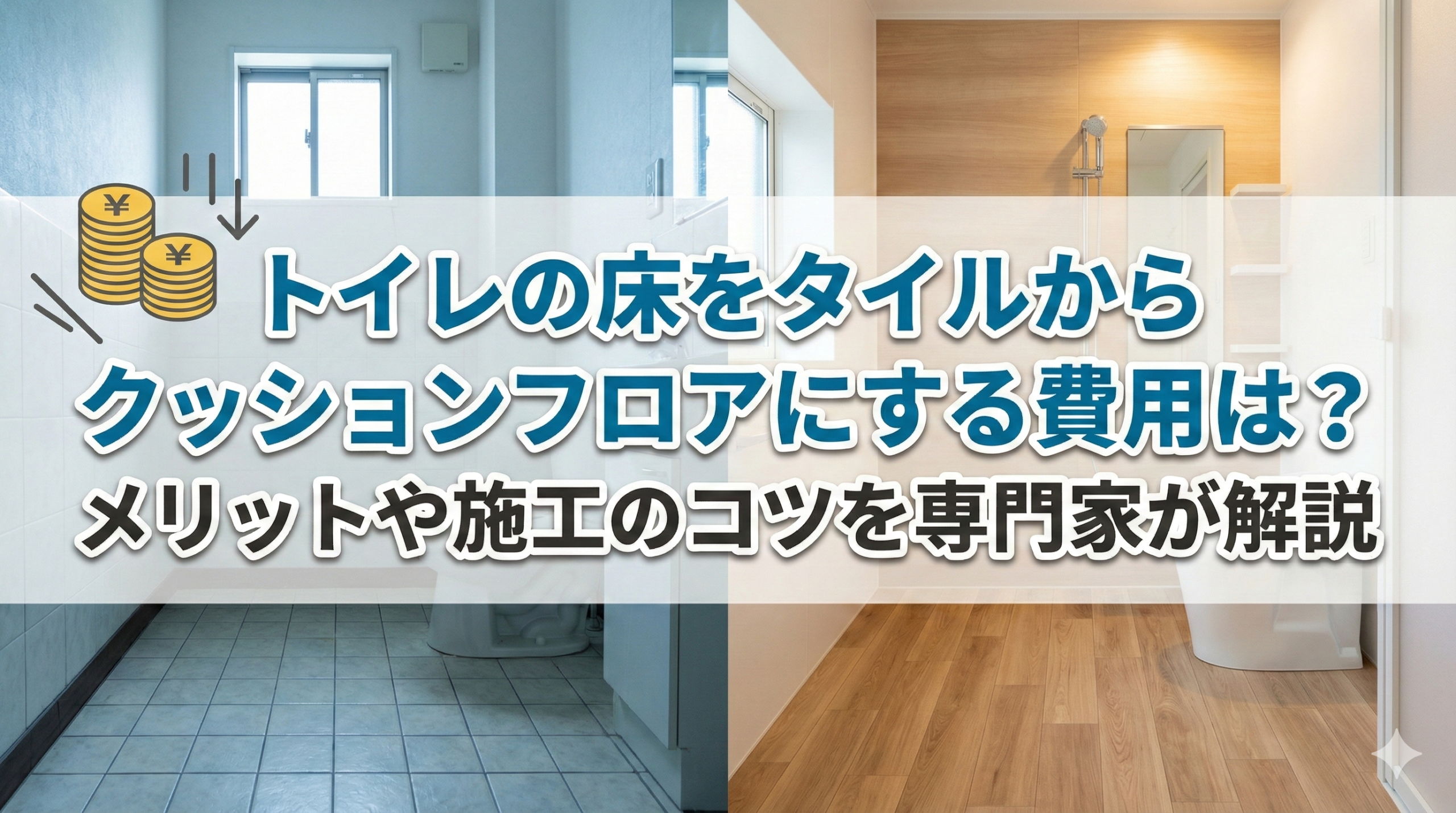 【福岡市】トイレの床をタイルからクッションフロアにする費用は？メリットや施工のコツを専門家が解説