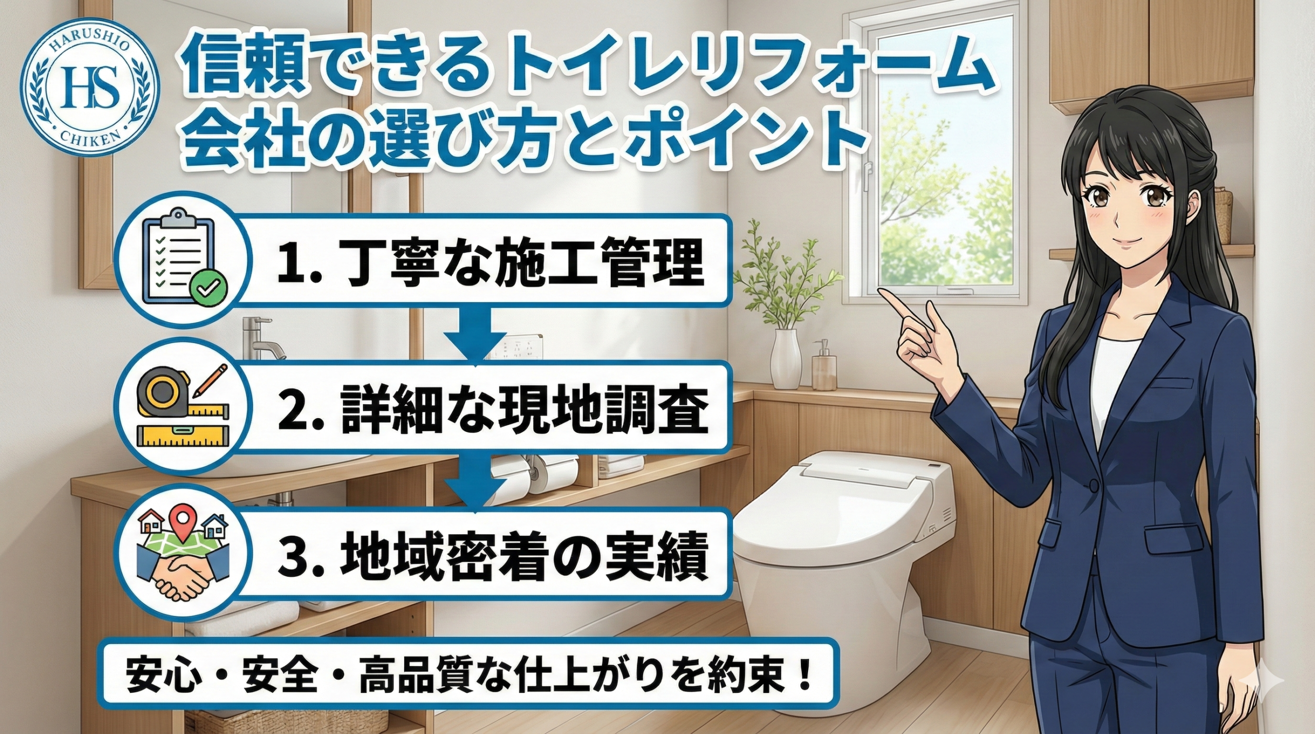 信頼できるトイレリフォーム会社の選び方とポイント