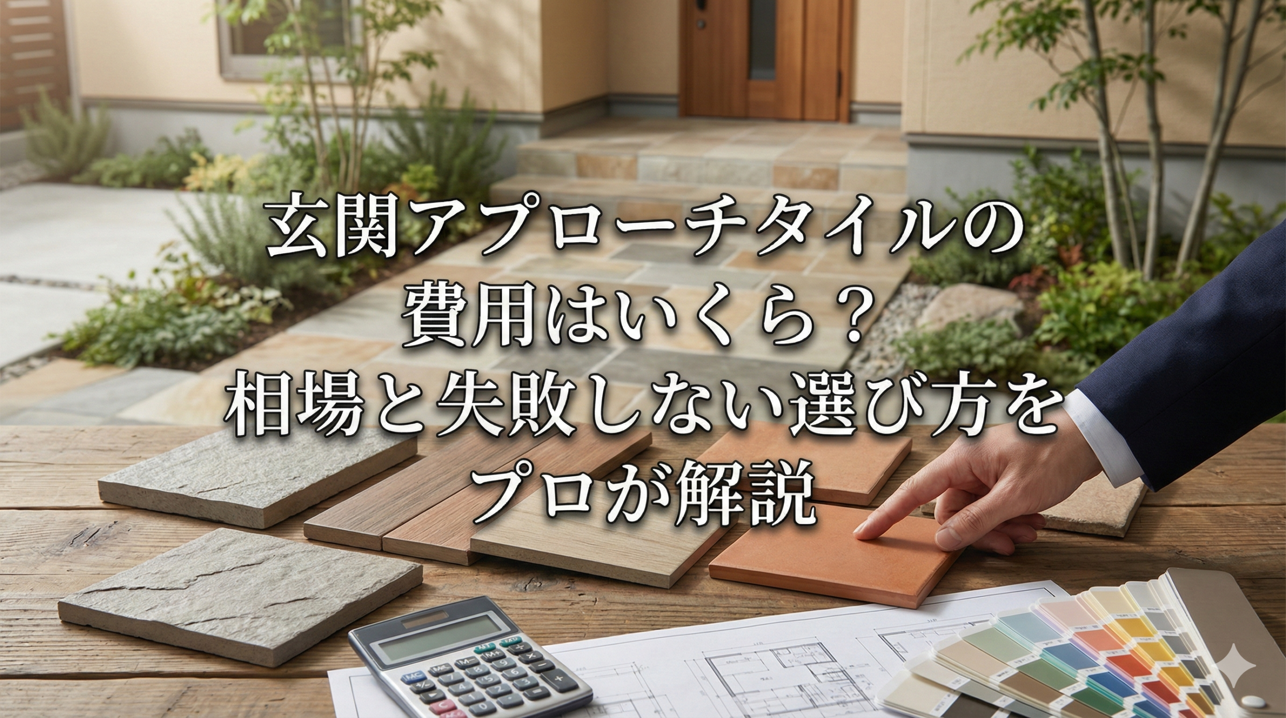 【福岡版】玄関アプローチタイルの費用はいくら？相場と失敗しない選び方をプロが解説