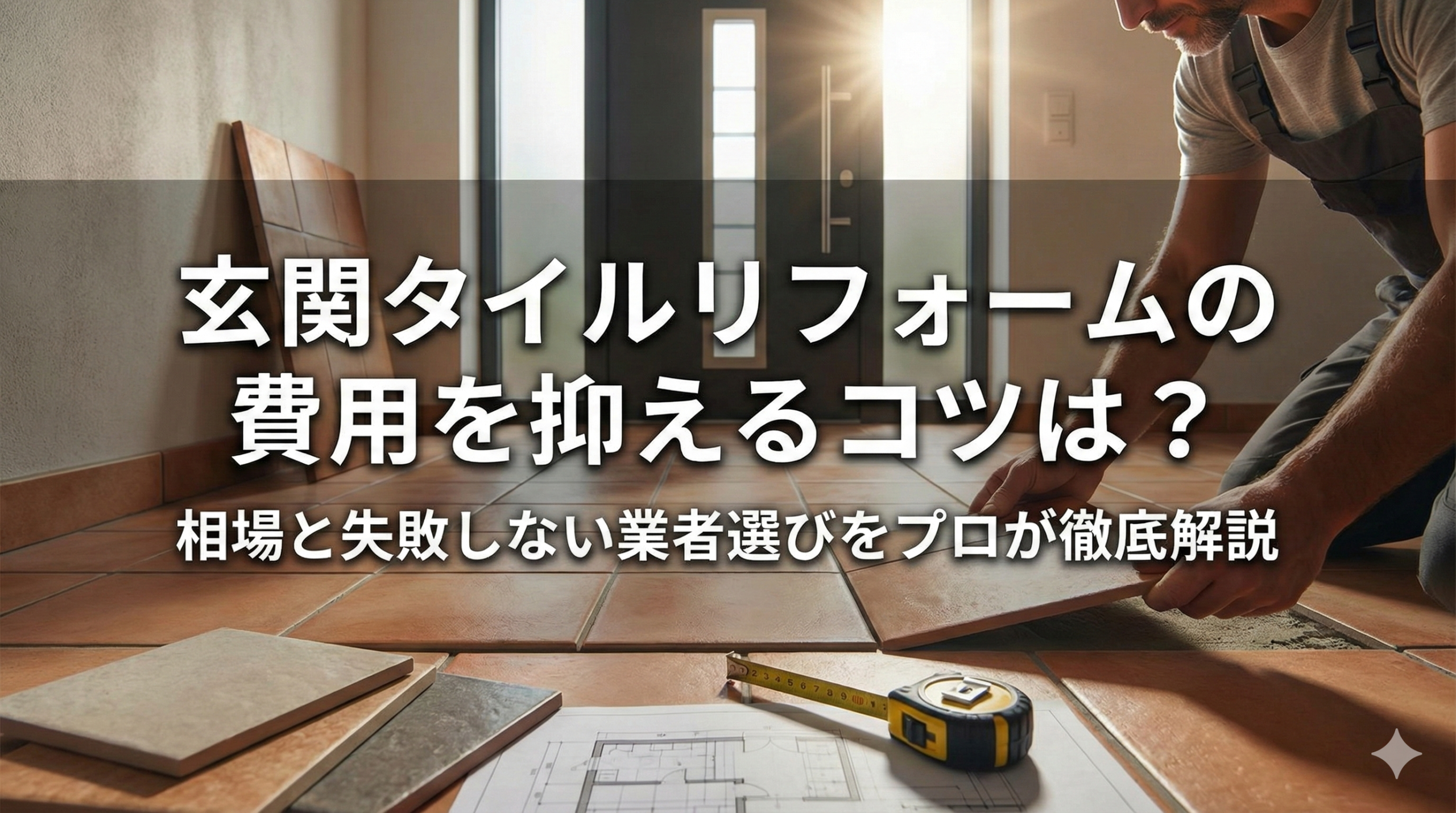 【福岡版】玄関タイルリフォームの費用を抑えるコツは？相場と失敗しない業者選びをプロが徹底解説