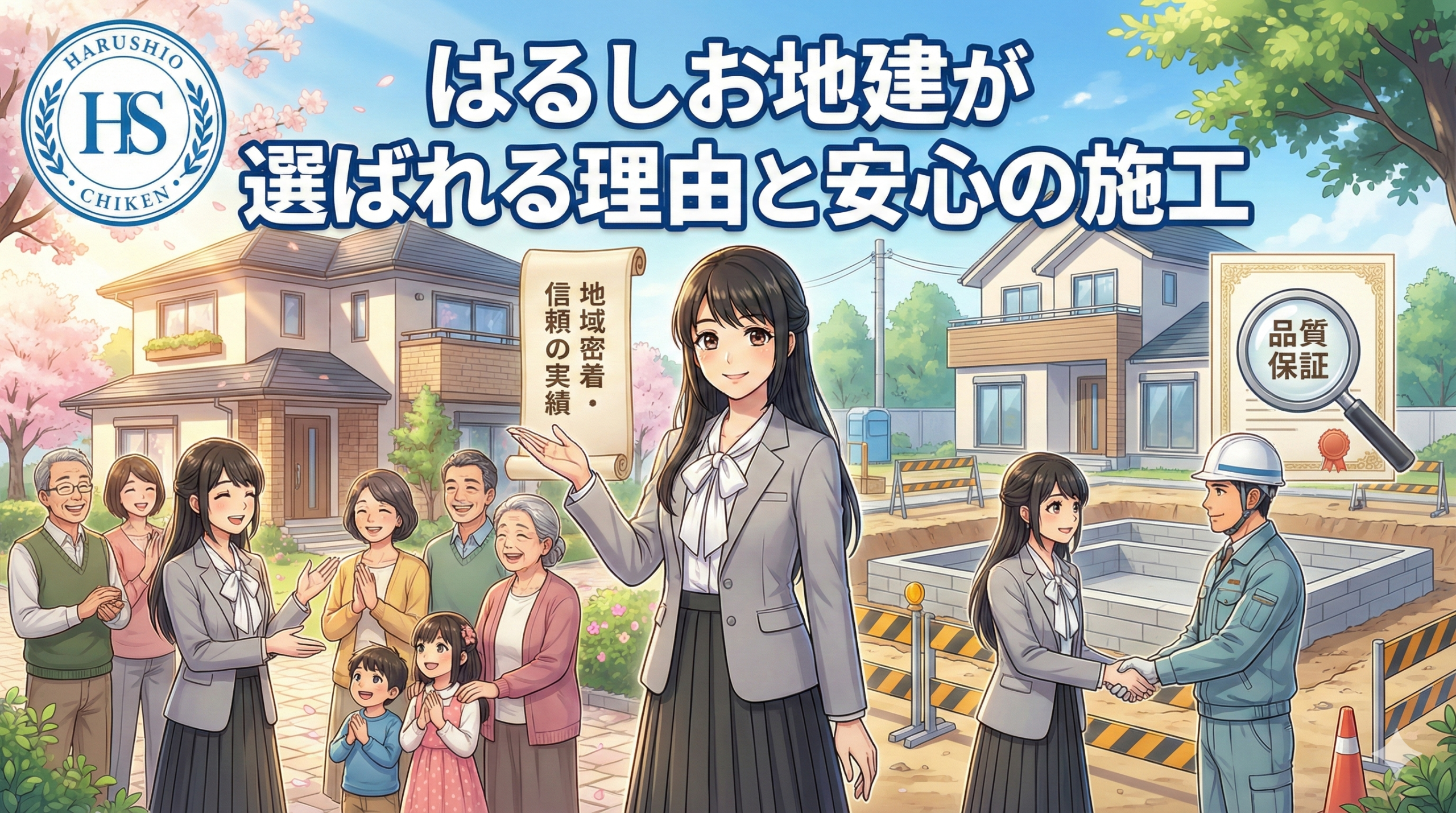 はるしお地建が選ばれる理由と安心の施工