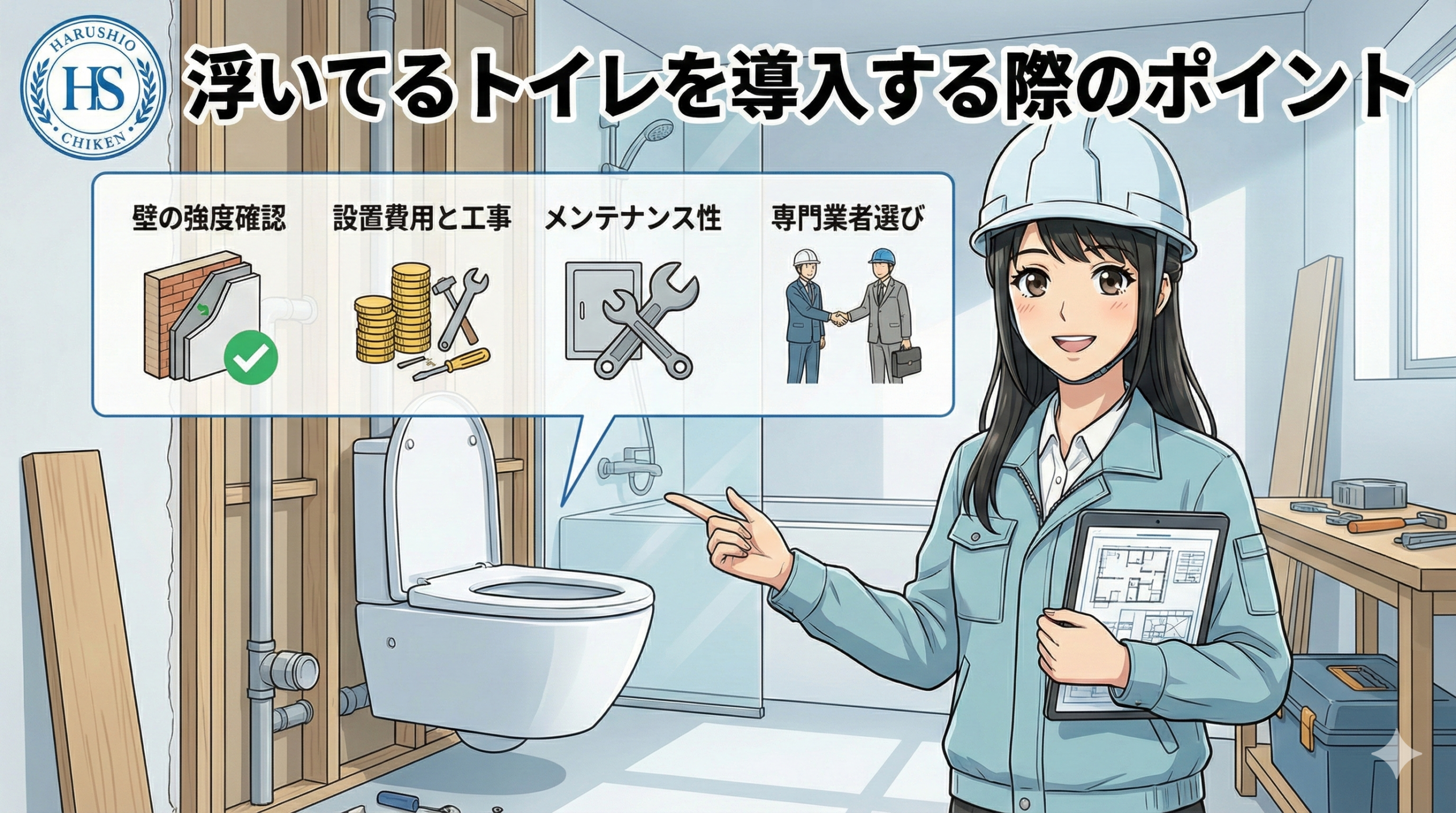 福岡で浮いてるトイレを導入する際のポイント