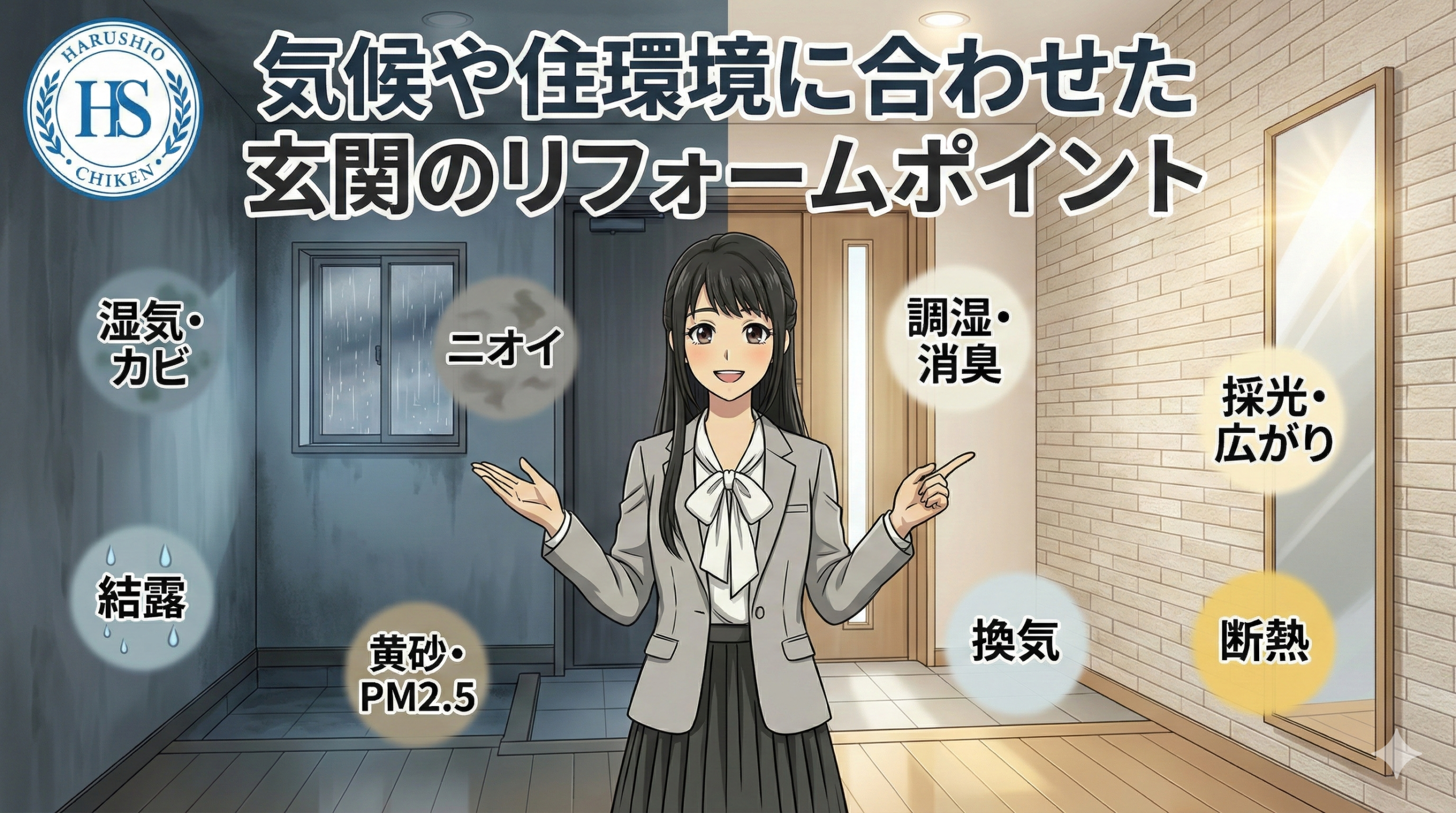 福岡の気候や住環境に合わせた玄関のリフォームポイント