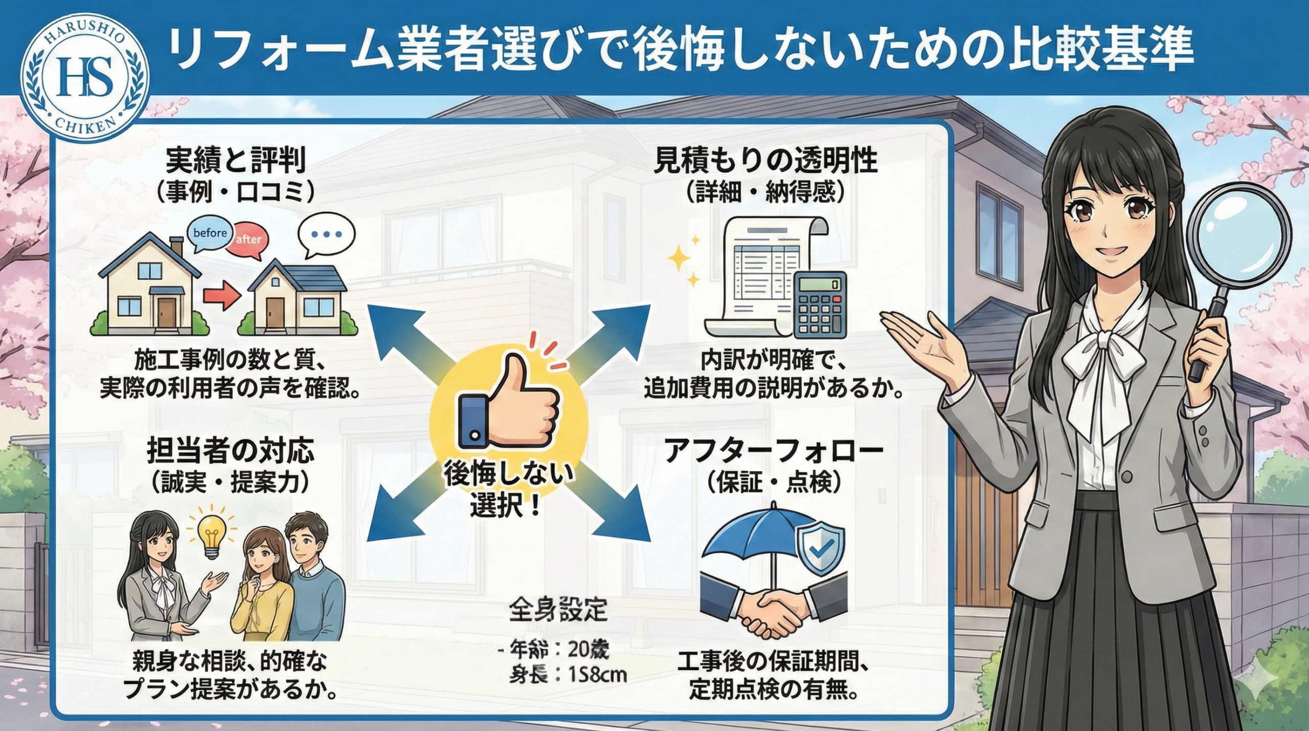 リフォーム業者選びで後悔しないための比較基準