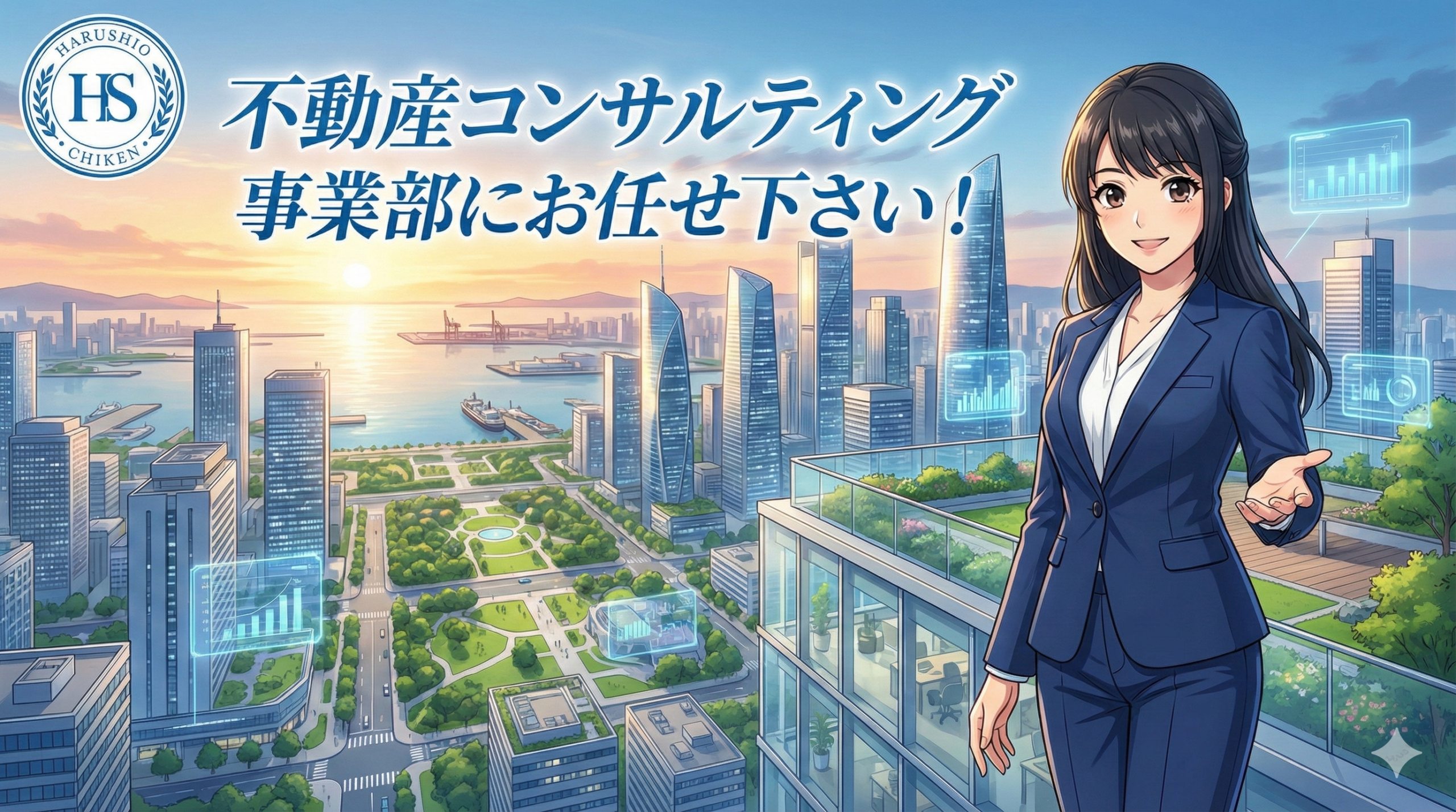 はるしお地建（不動産コンサルティング事業部）にお任せ下さい！