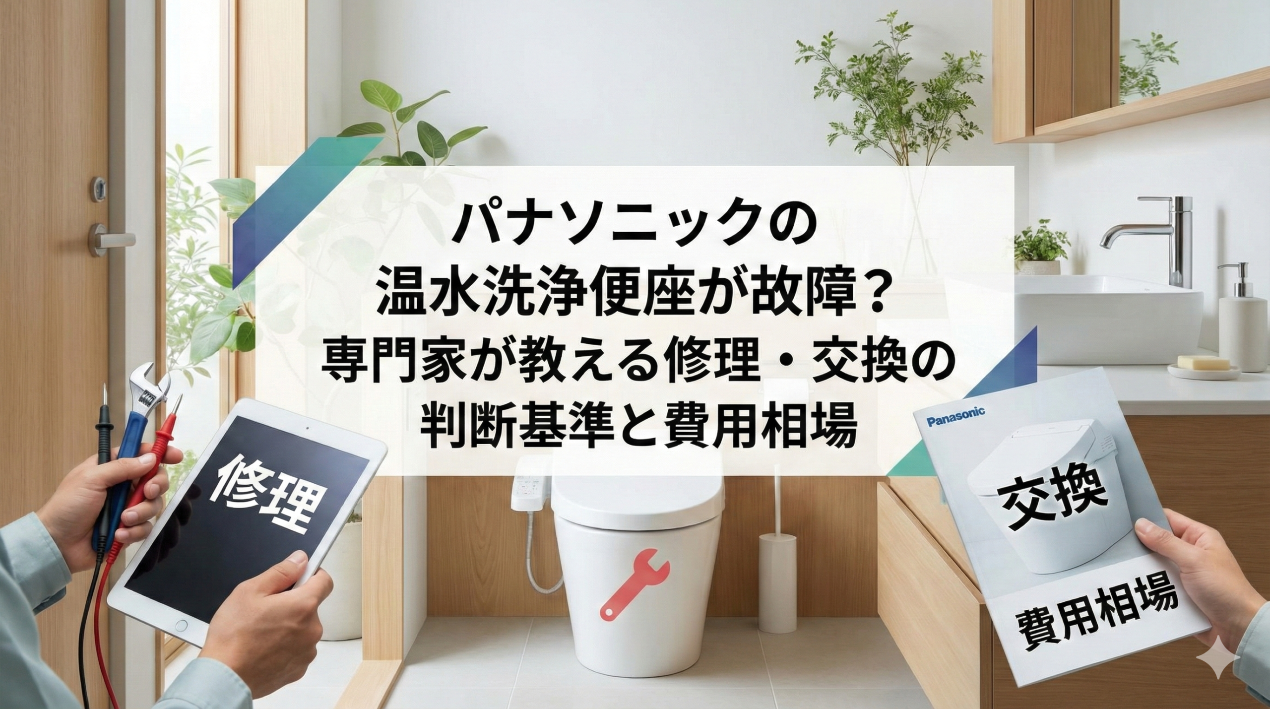 【福岡市】パナソニックの温水洗浄便座が故障？専門家が教える修理・交換の判断基準と費用相場