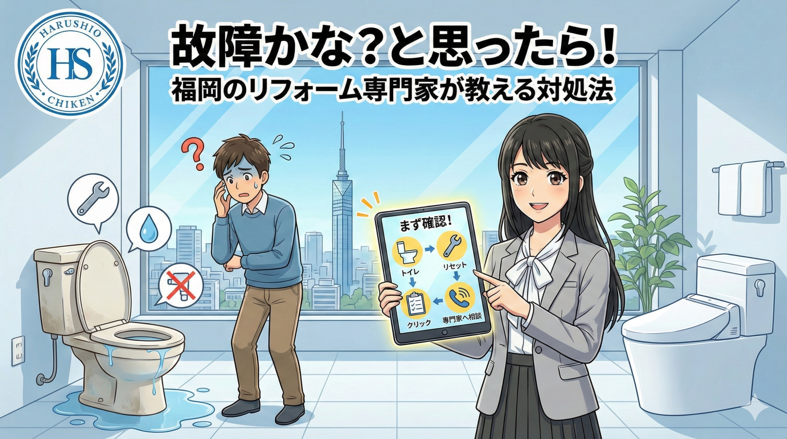 故障かな？と思ったら！福岡のリフォーム専門家が教える対処法