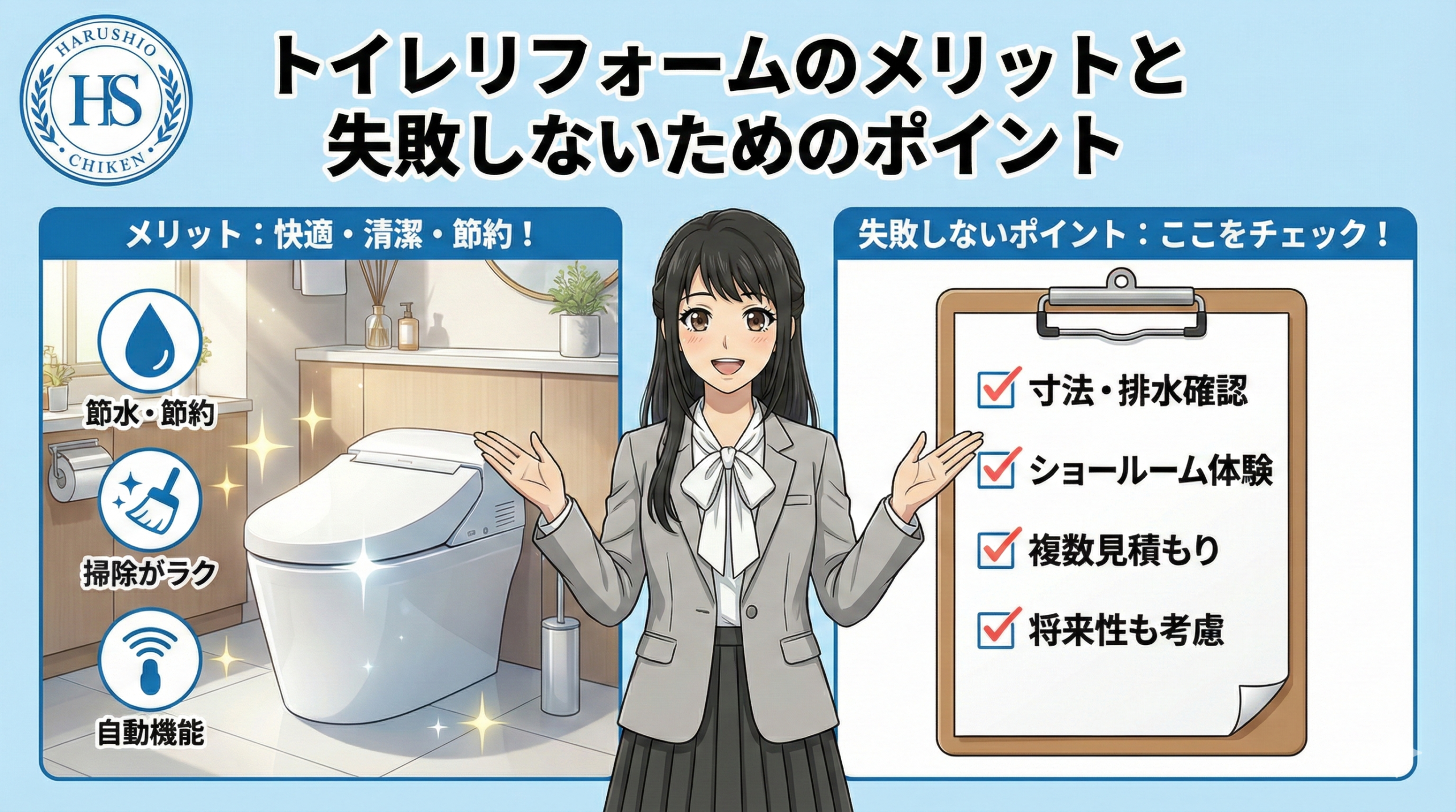 トイレの便器をリフォームするメリットと失敗しないためのポイント