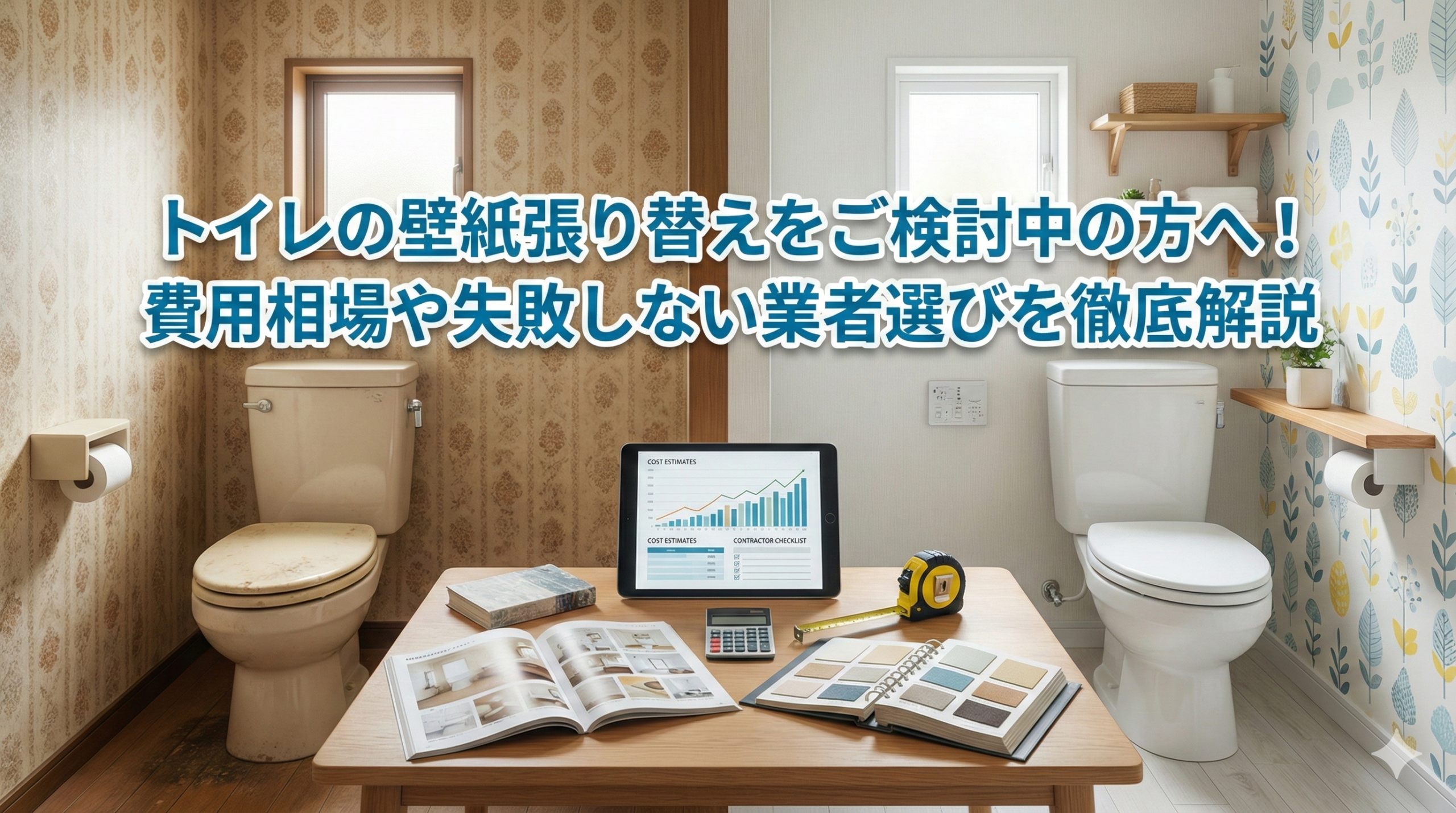 【福岡市】トイレの壁紙張り替えをご検討中の方へ！費用相場や失敗しない業者選びを徹底解説