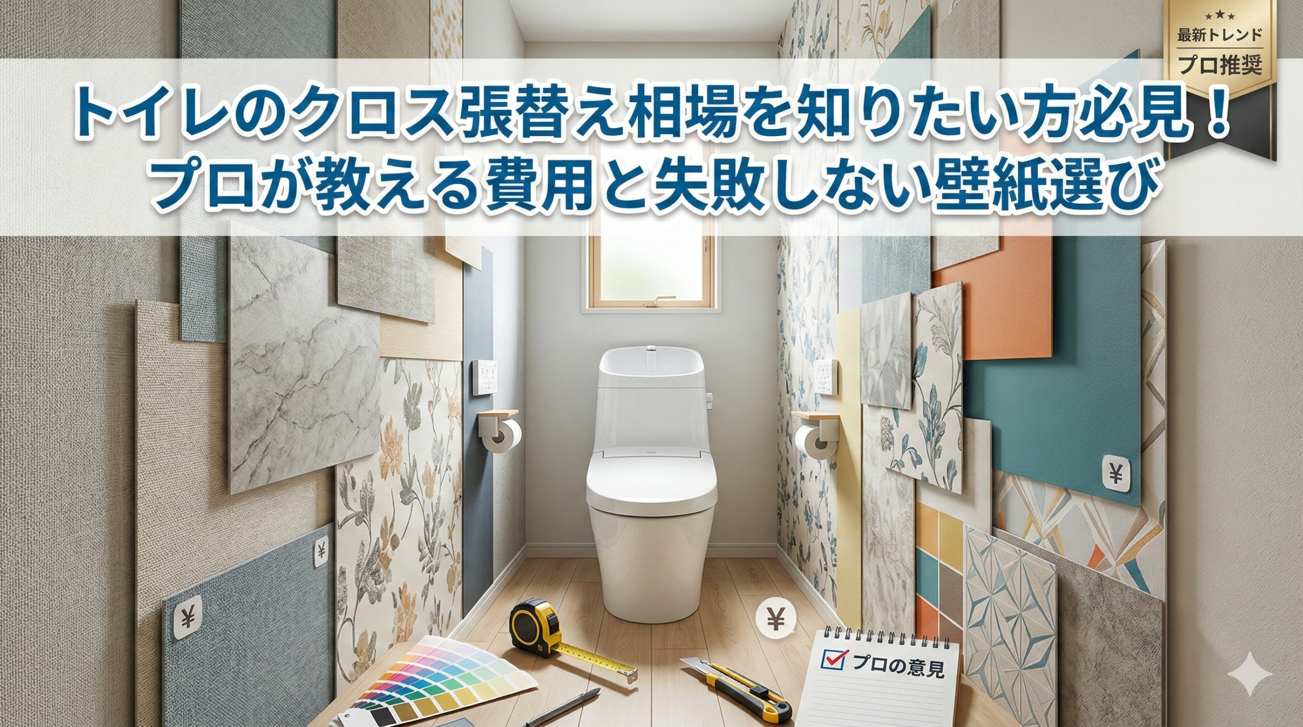 【福岡市】トイレのクロス張替え相場を知りたい方必見！プロが教える費用と失敗しない壁紙選び