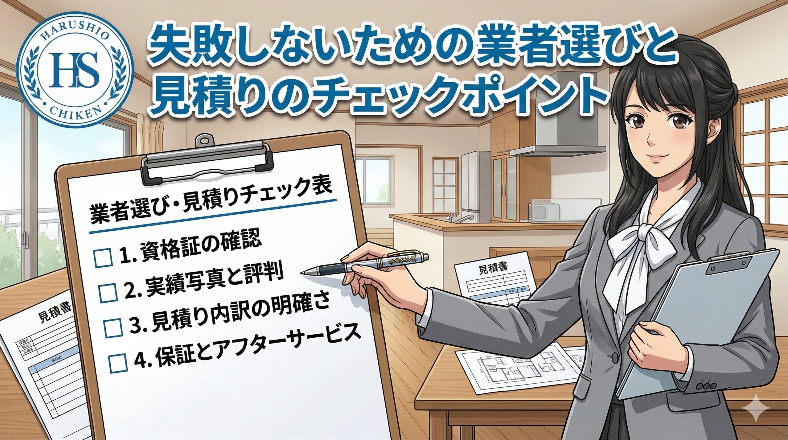 失敗しないための業者選びと見積りのチェックポイント