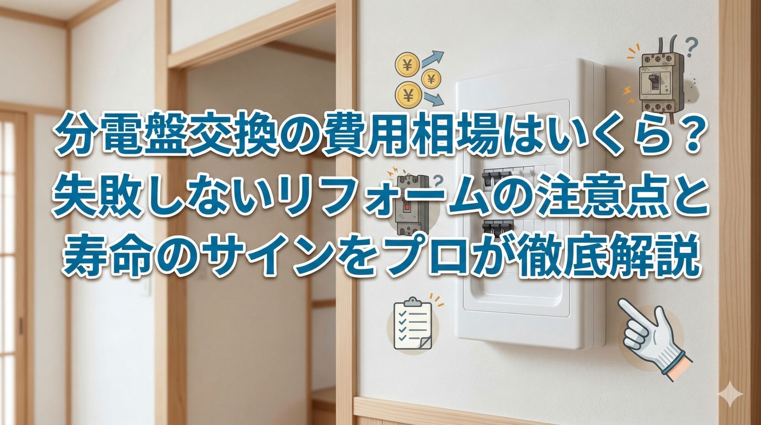 【福岡市】分電盤交換の費用相場はいくら？失敗しないリフォームの注意点と寿命のサインをプロが徹底解説
