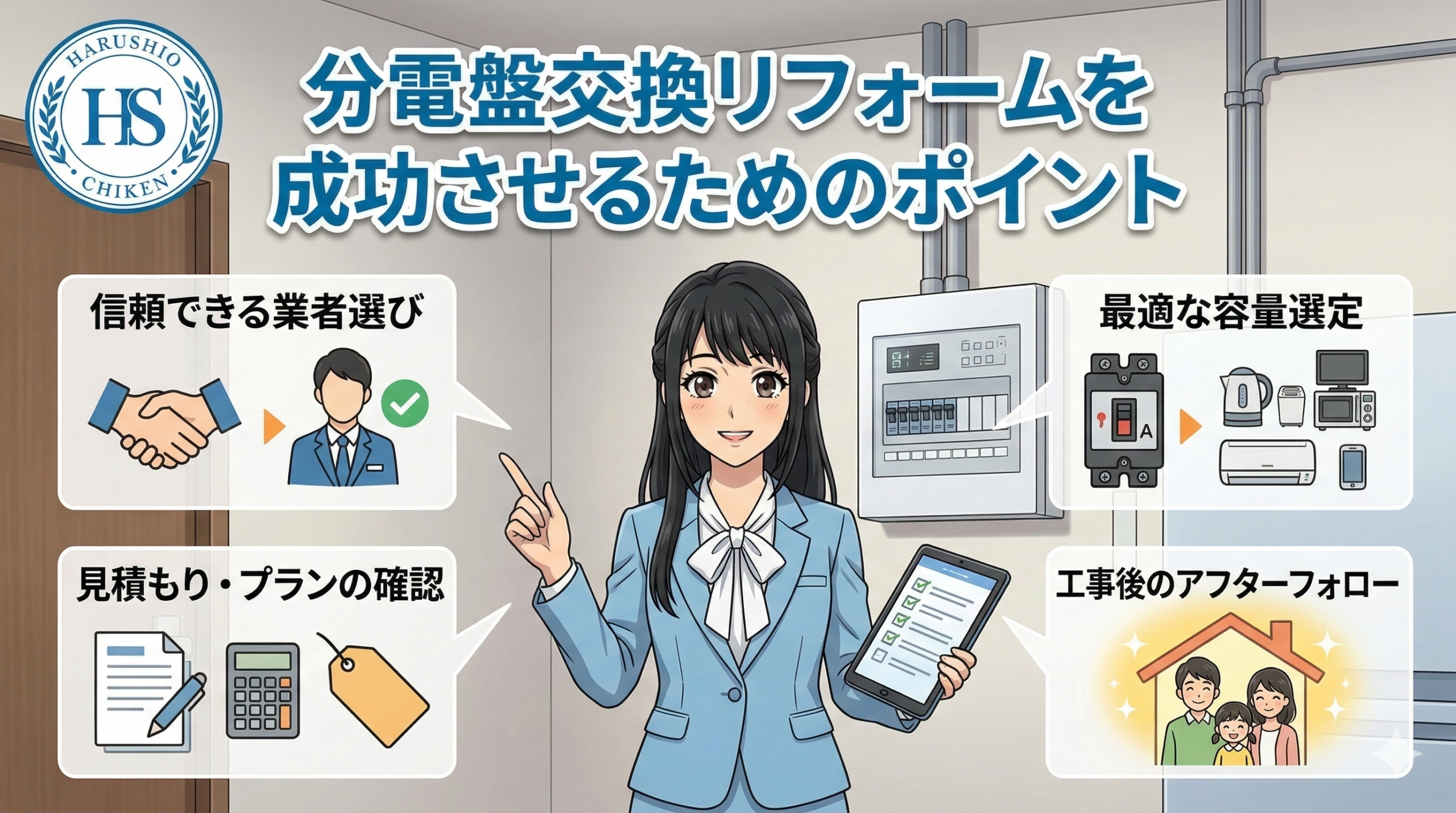分電盤交換リフォームを成功させるためのポイント