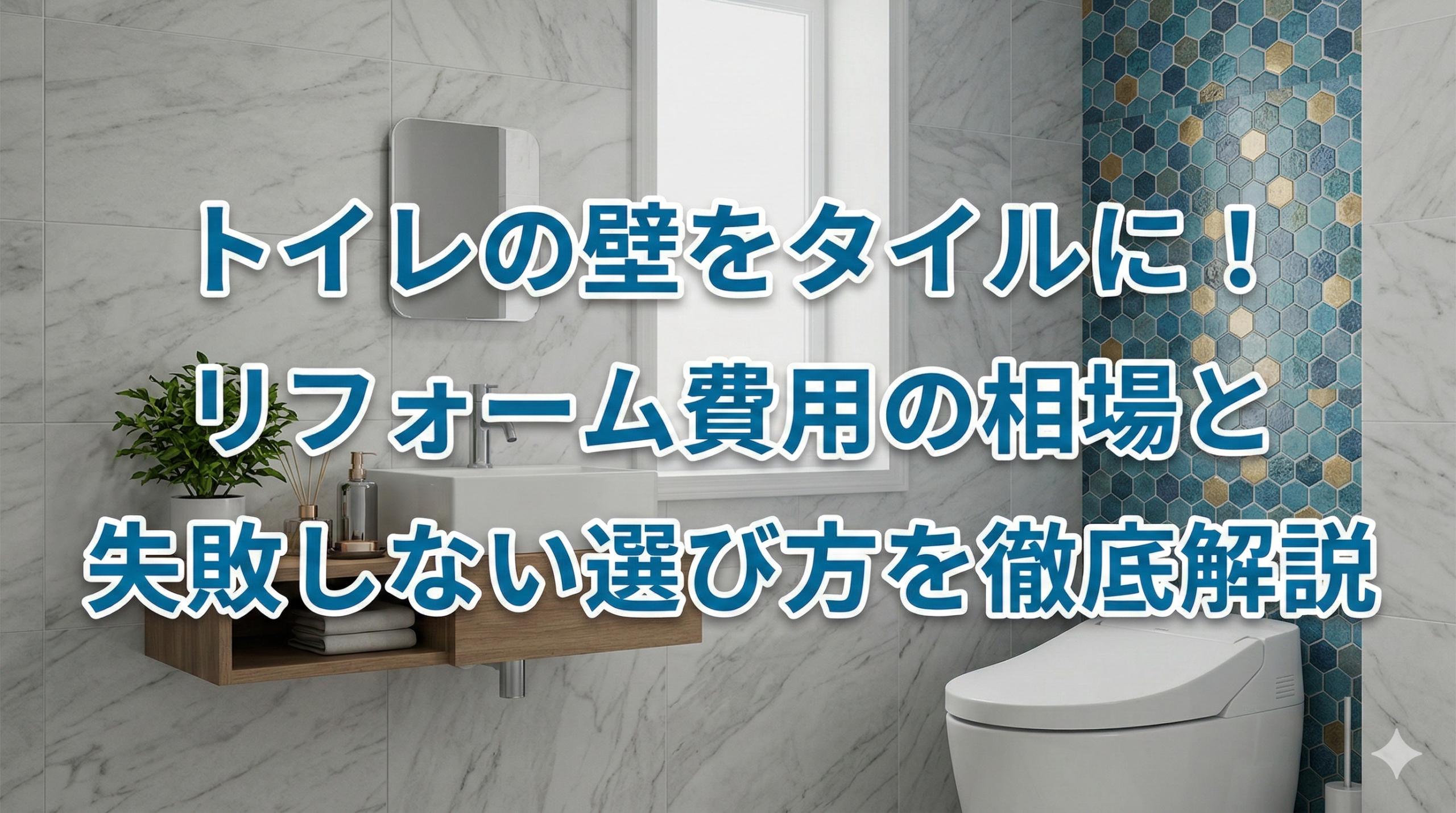 【福岡市】トイレの壁をタイルに！リフォーム費用の相場と失敗しない選び方を徹底解説