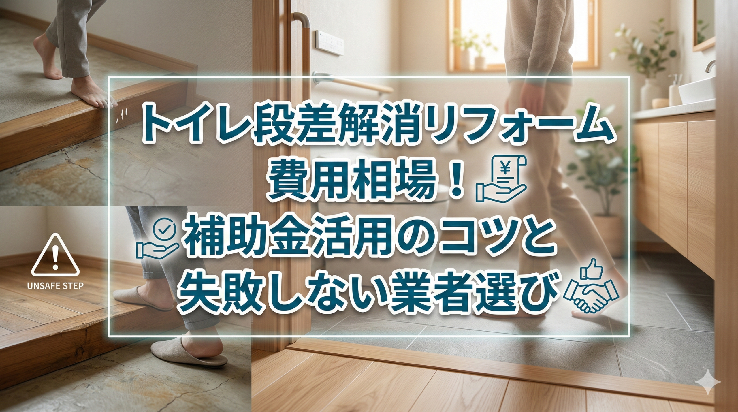 【福岡市】トイレ段差解消リフォーム費用相場！補助金活用のコツと失敗しない業者選び