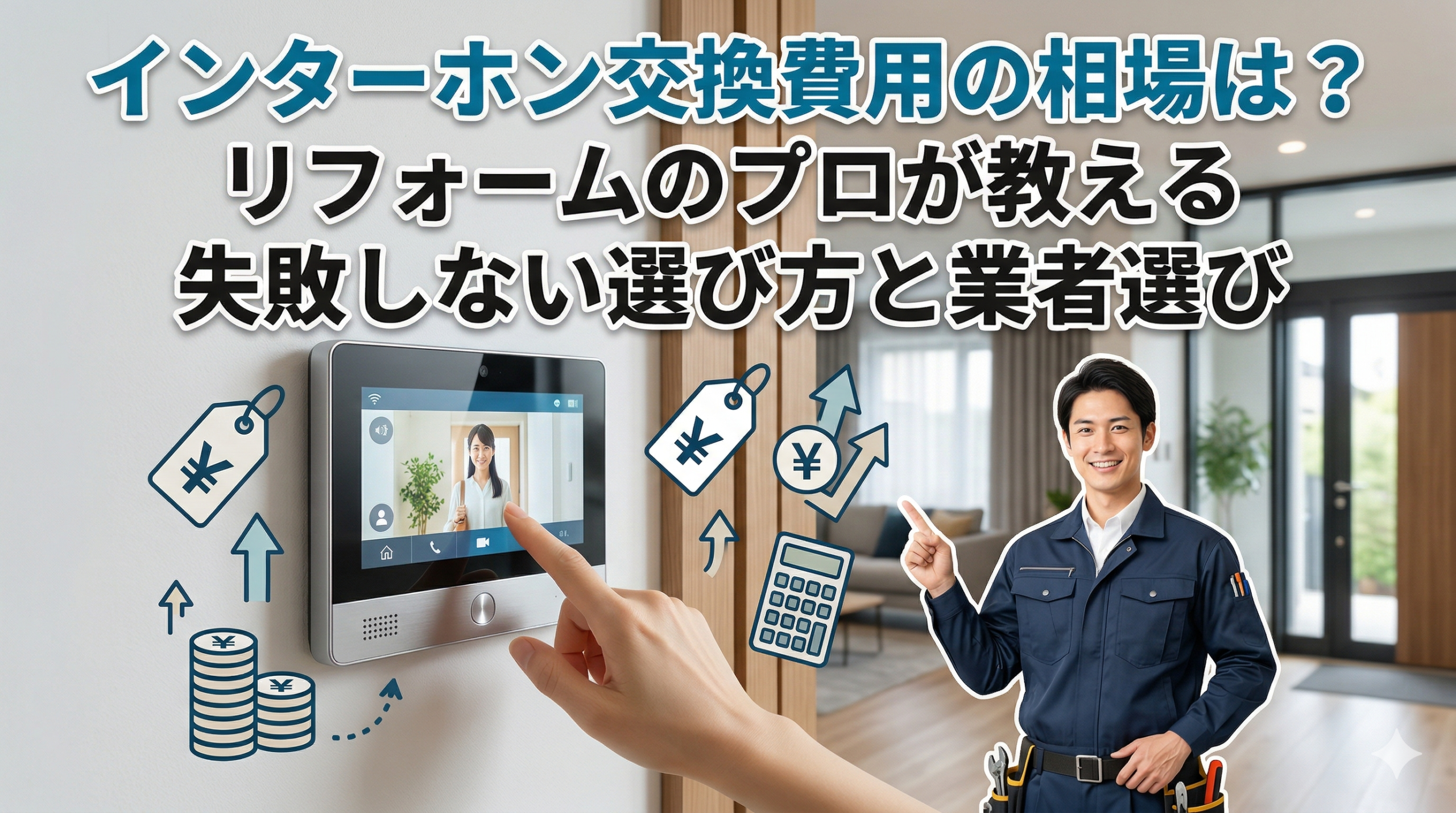 【福岡市】インターホン交換費用の相場は？リフォームのプロが教える失敗しない選び方と業者選び