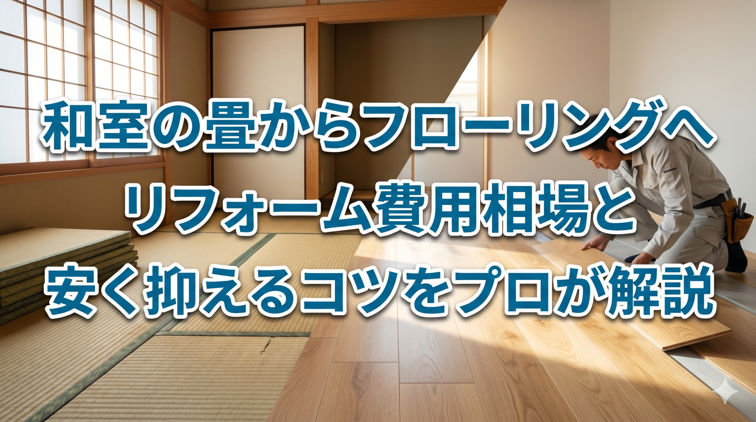 【福岡市】和室の畳からフローリングへリフォーム費用相場と安く抑えるコツをプロが解説