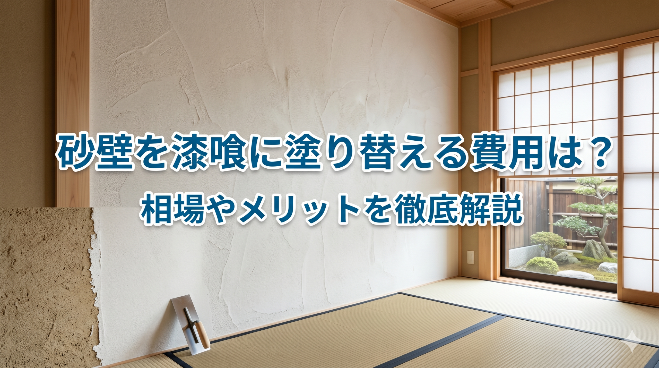 【福岡市】砂壁を漆喰に塗り替える費用は？相場やメリットを徹底解説