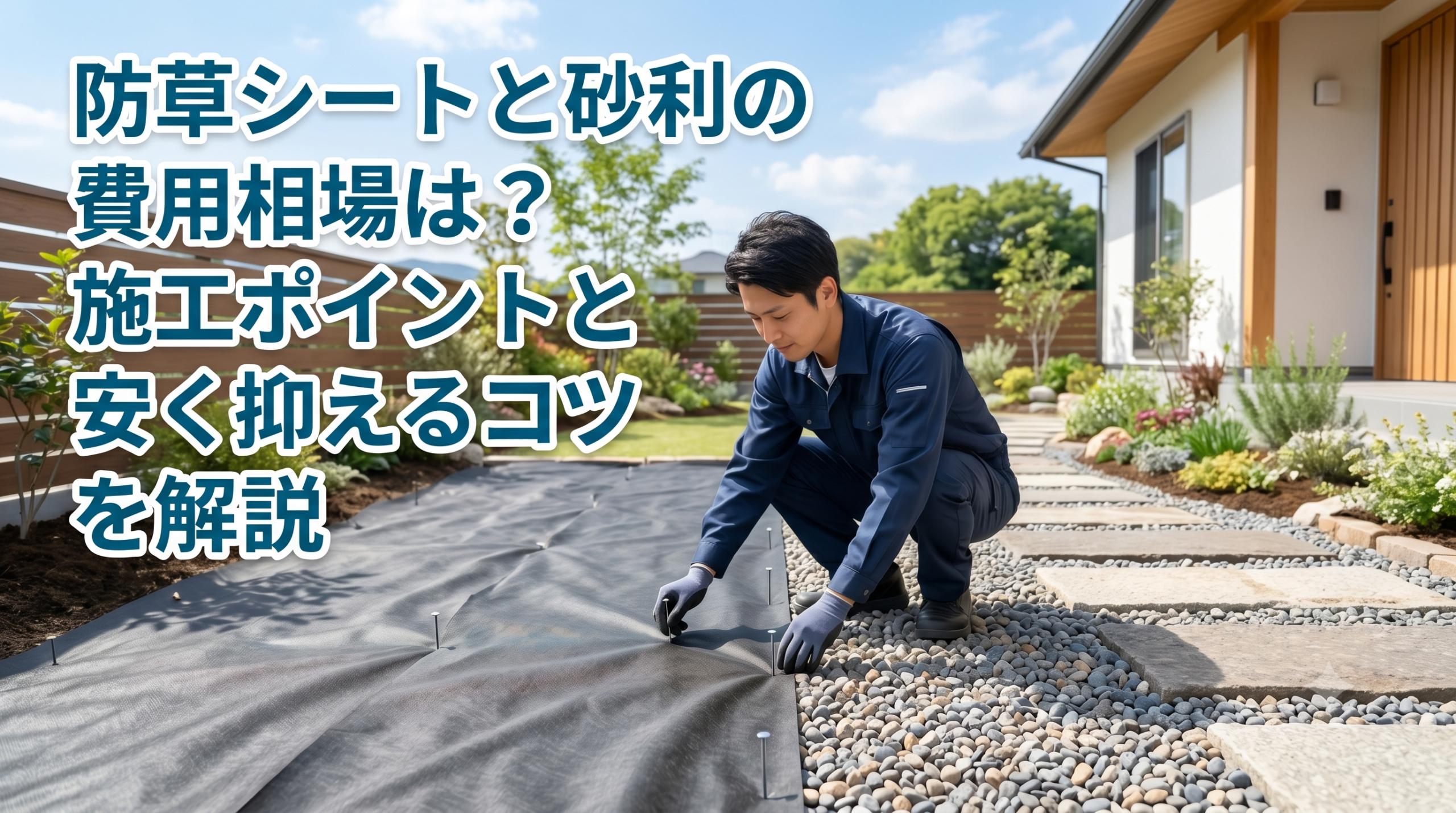 【福岡市】防草シートと砂利の費用相場は？施工ポイントと安く抑えるコツを解説