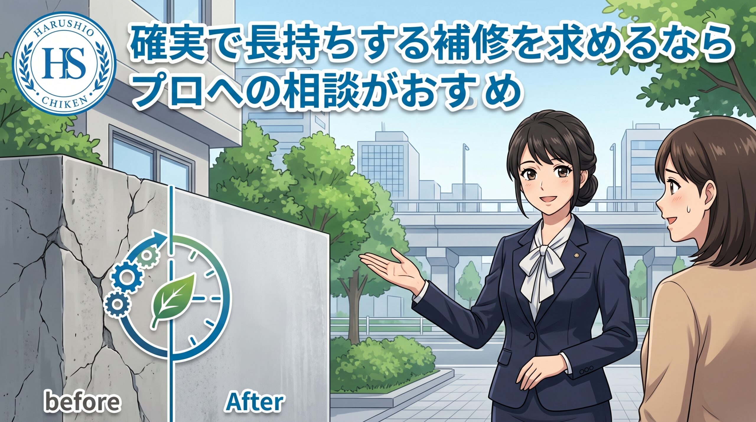 確実で長持ちする補修を求めるならプロへの相談がおすすめ