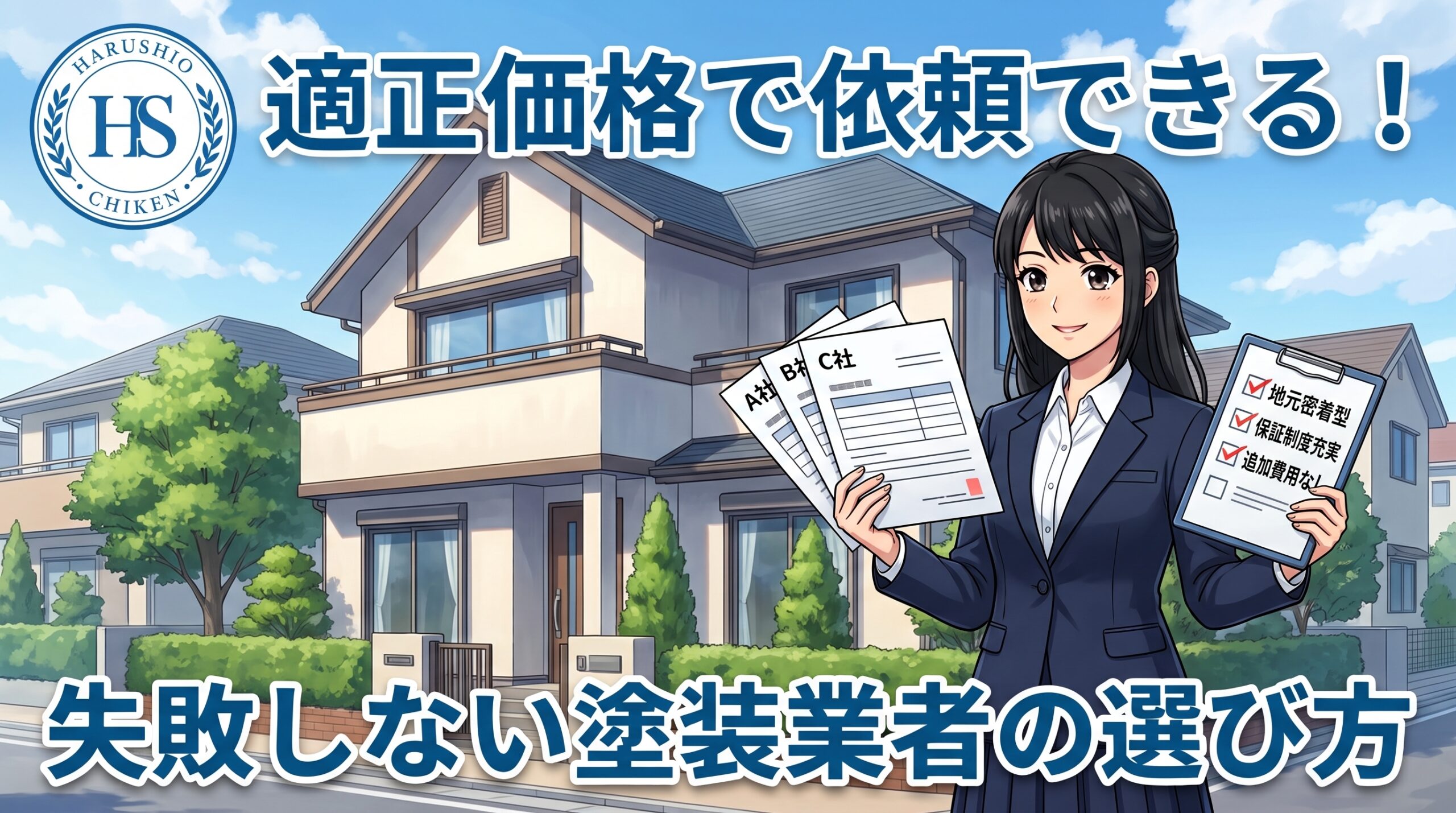 適正価格で依頼できる！失敗しない塗装業者の選び方