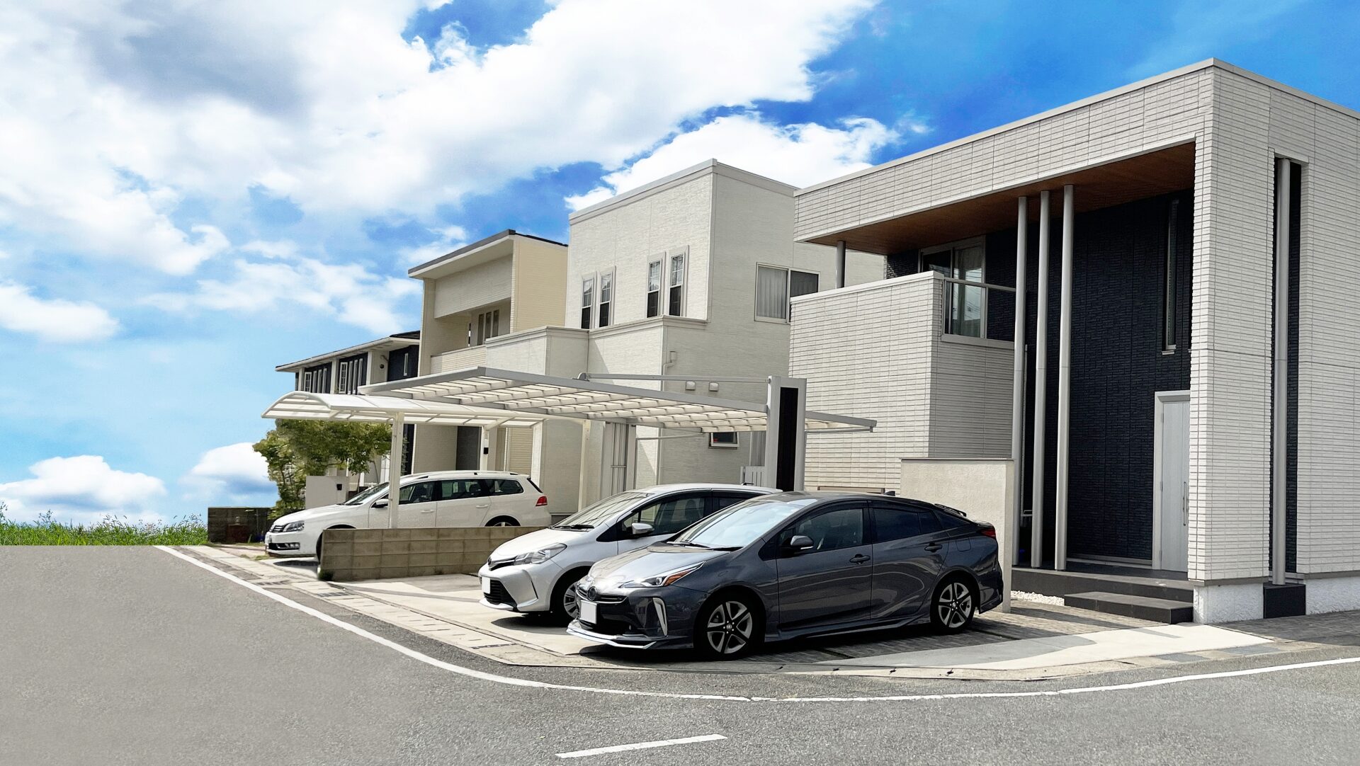 駐車場5台分のコンクリート費用相場（約75㎡）