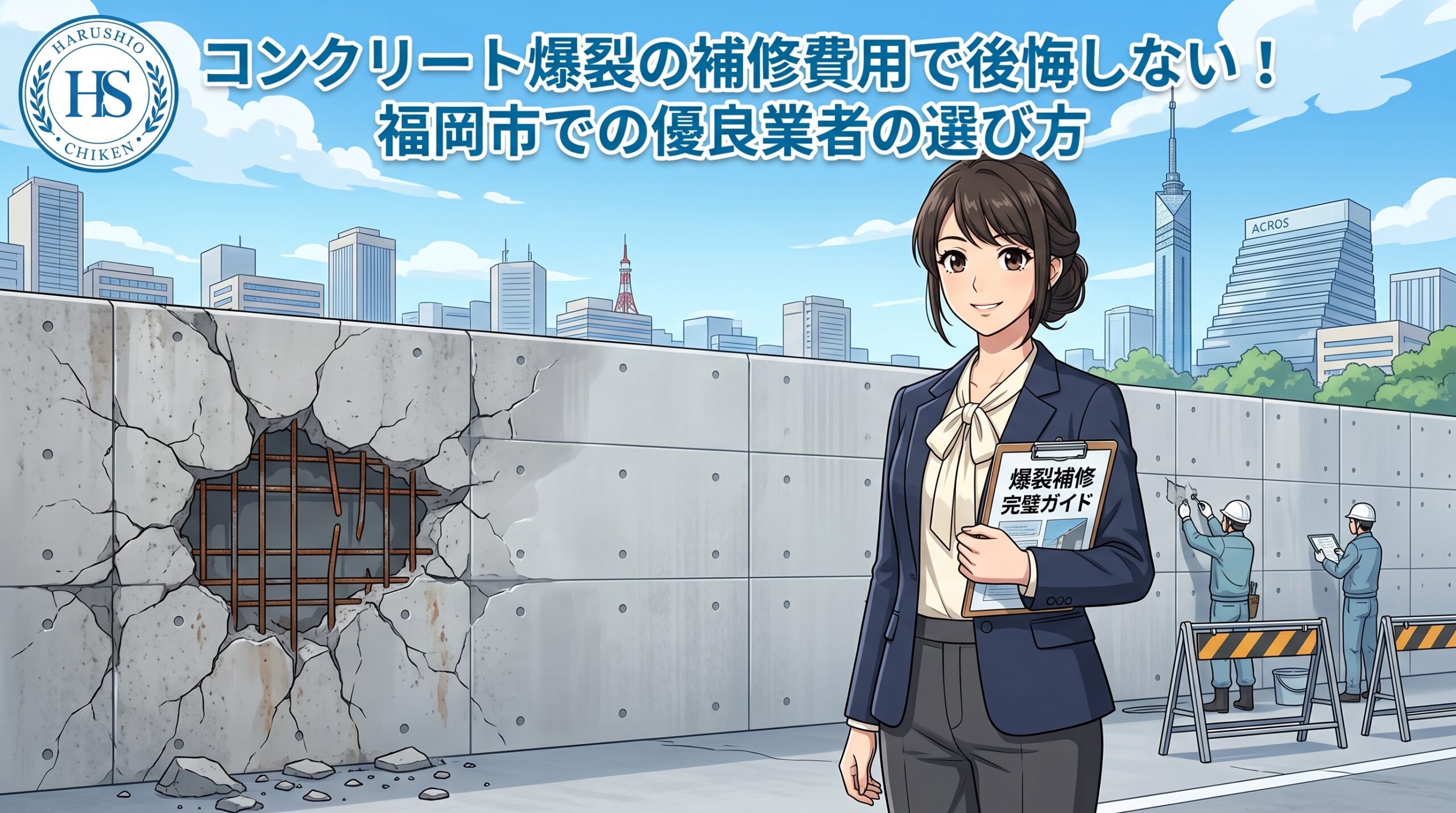 コンクリート爆裂の補修費用で後悔しない！福岡市での優良業者の選び方