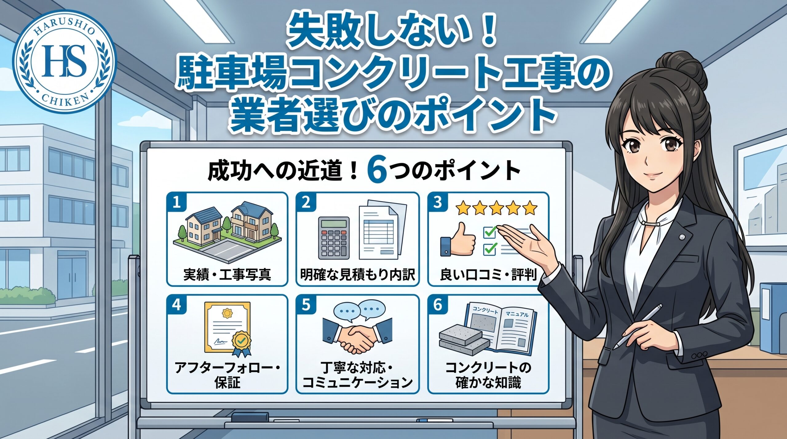 失敗しない！駐車場コンクリート工事の業者選びのポイント